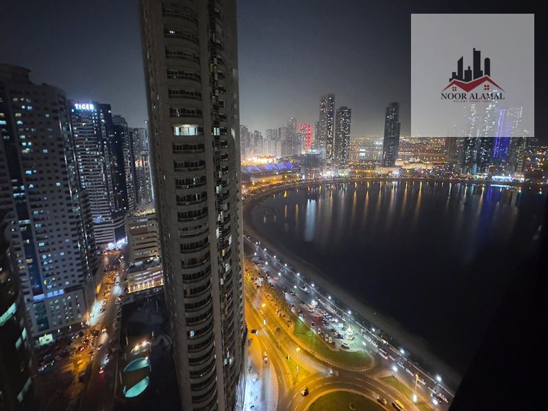 Sharjah, Al Taawun, two bedrooms and a living room, second occupant, fully furnished with super deluxe hotel-style furniture.