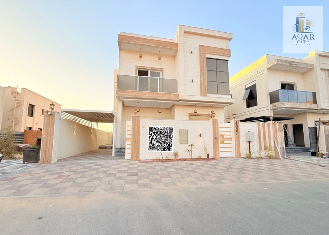 Villa for sale with electricity and water in Al Zahia area, Ajman, at an excellent price of 1,640,000 AED