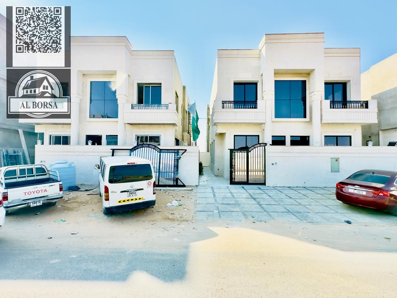 Luxury villa for sale – Al Helio area, Ajman 5 spacious master bedrooms