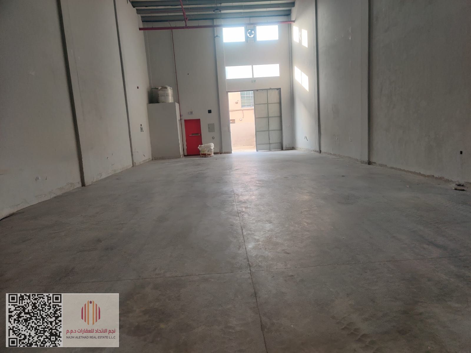 New Warehouse – First Tenant – Annual Rent in Ajman / Al Jurf Industrial 3 Near Al Hamriyah Road – Full Security System – Ground Floor Only, No Mezzan