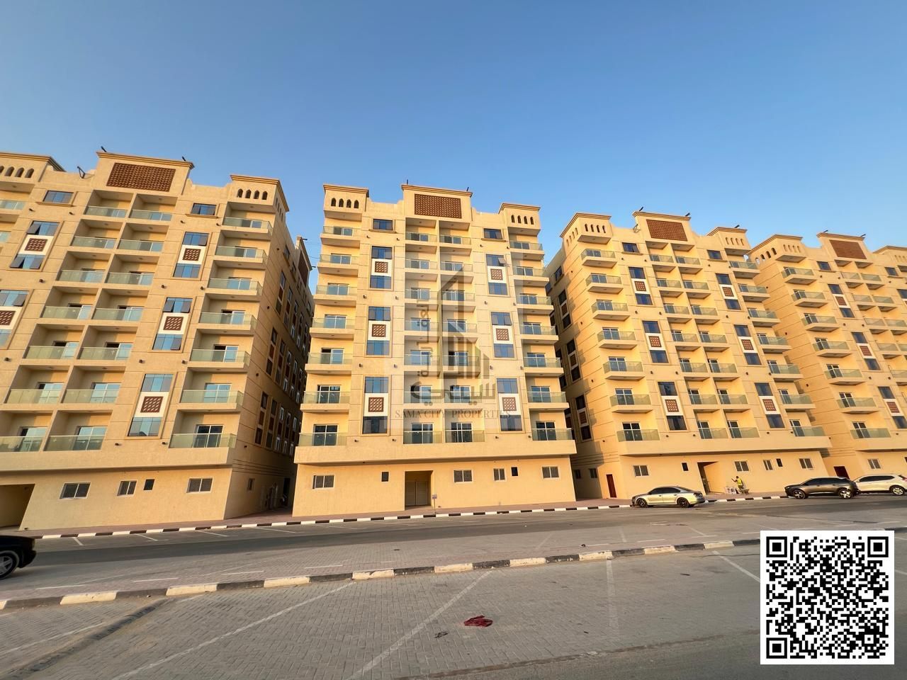 Two-bedroom apartment with a living room, high-end finishes, and a spacious balcony in the heart of Princess Village.