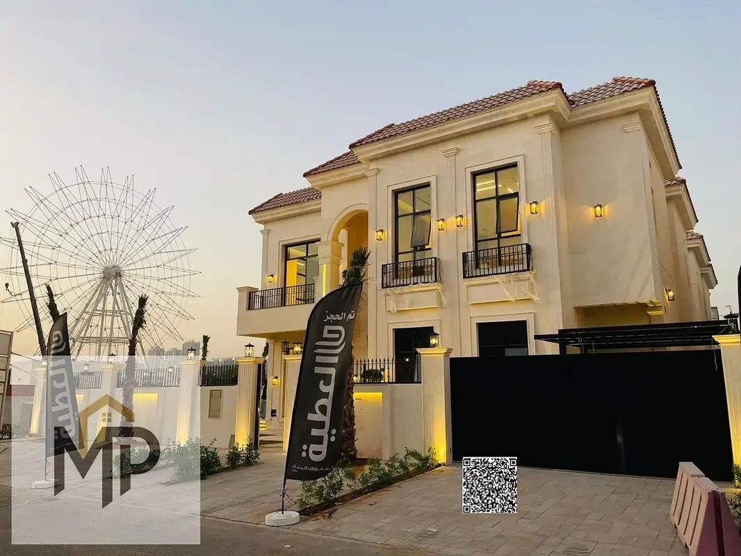 A luxurious villa with a modern design, high-end finishes, a garden, and a private pool. The price includes electricity, water, and air conditioning.