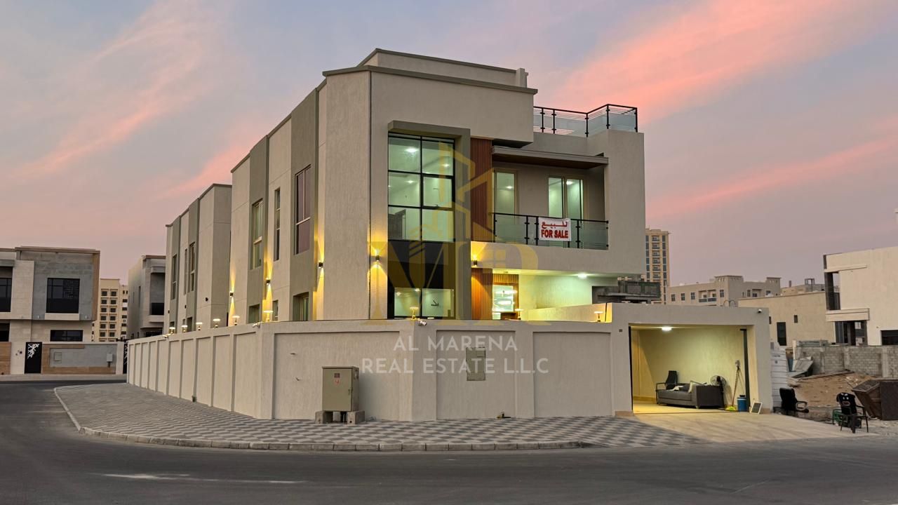 Luxury Villa for Sale – 3 Floors in Al Helio, Ajman