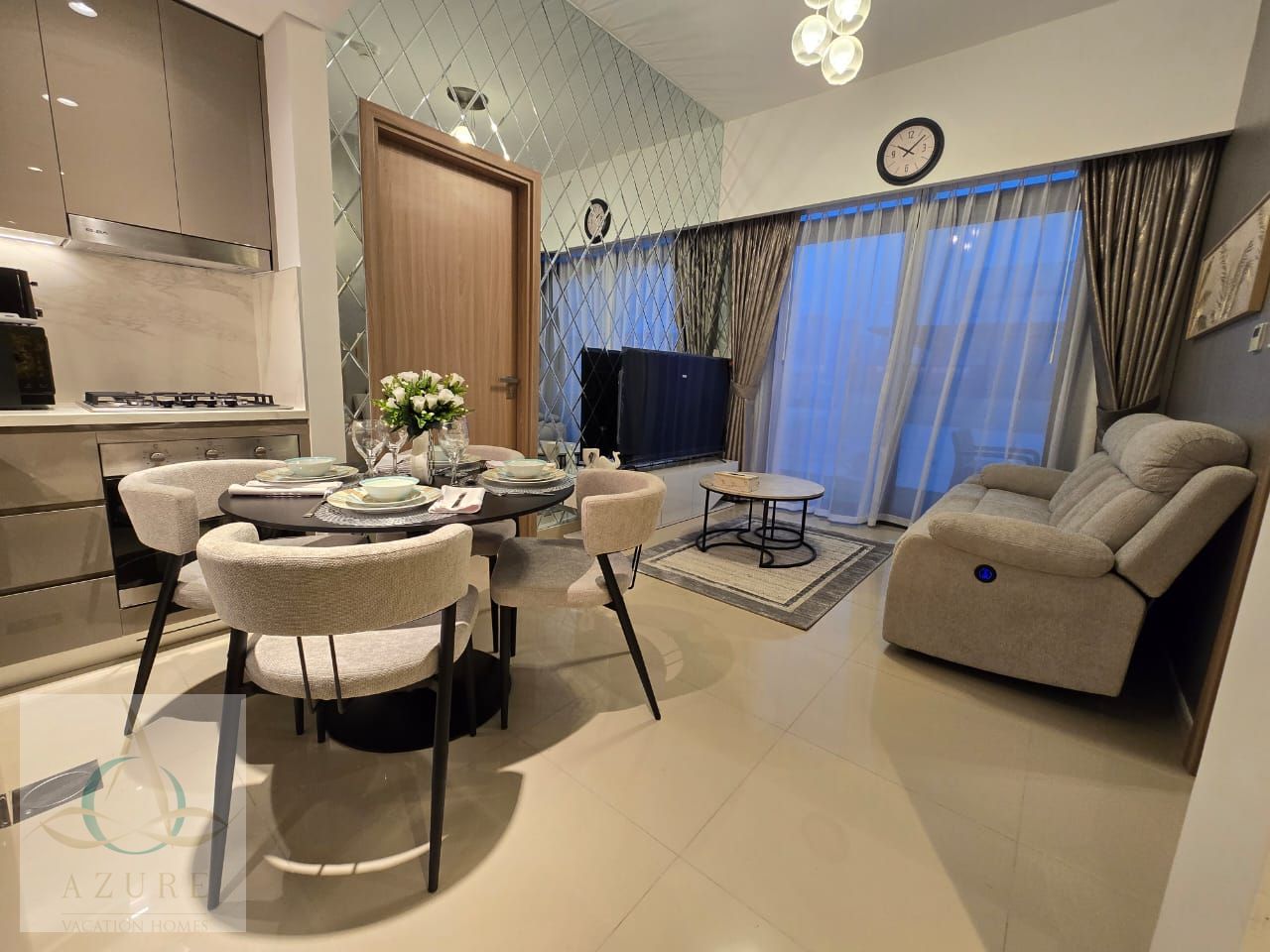 Luxury 2BR with teracce burj khalifa view for weekly rent