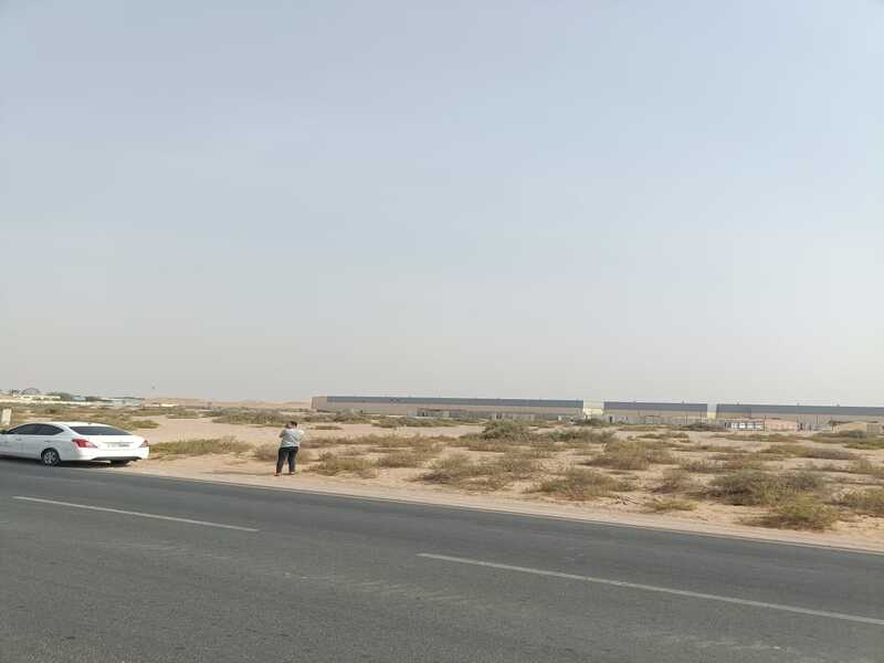 Land for sale in Al Sajaa area, 52,000 sq ft, prime location