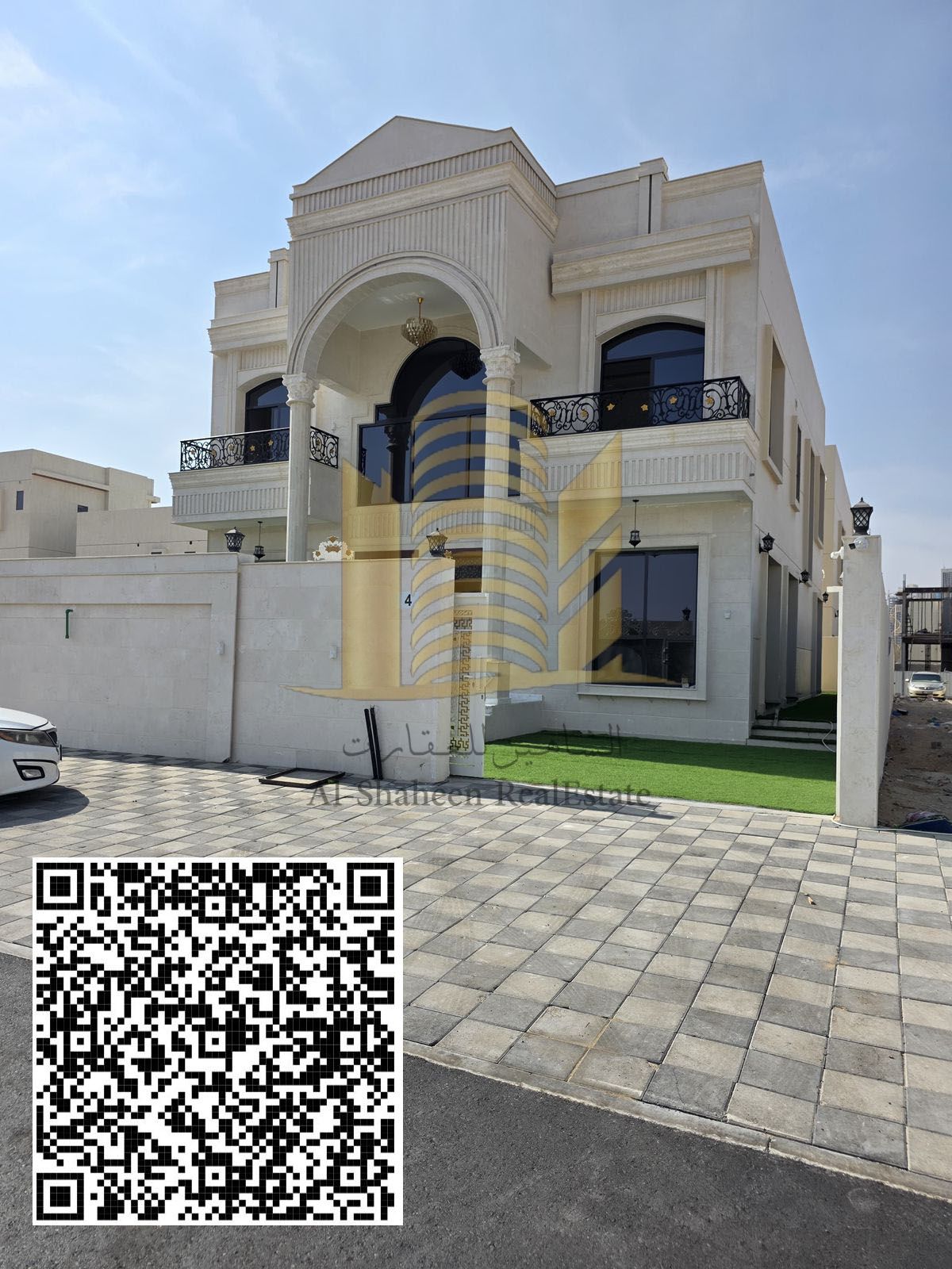 Villa No. 4 Waska Street Opposite the Azhi project With the sweet 2 The land area is 4100 feet Building area 4200 feet Price 2,300,000 The price