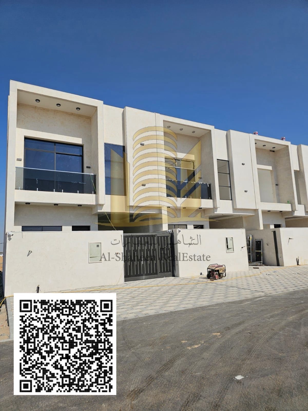 Registration fees included Townhouse villas in Al Helio 2 area Near Khalifa Street Near Dubai exit and Mohammed Bin Zayed Road The villa consists of: