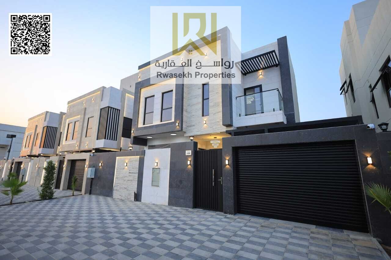 Luxury 3-Storey Villa for Sale in Al Helio, Ajman – 5 Master Bedrooms, Modern Design,Swimming Pool, Prime Location on Sheikh Mohammed Bin Zayed Road. ”