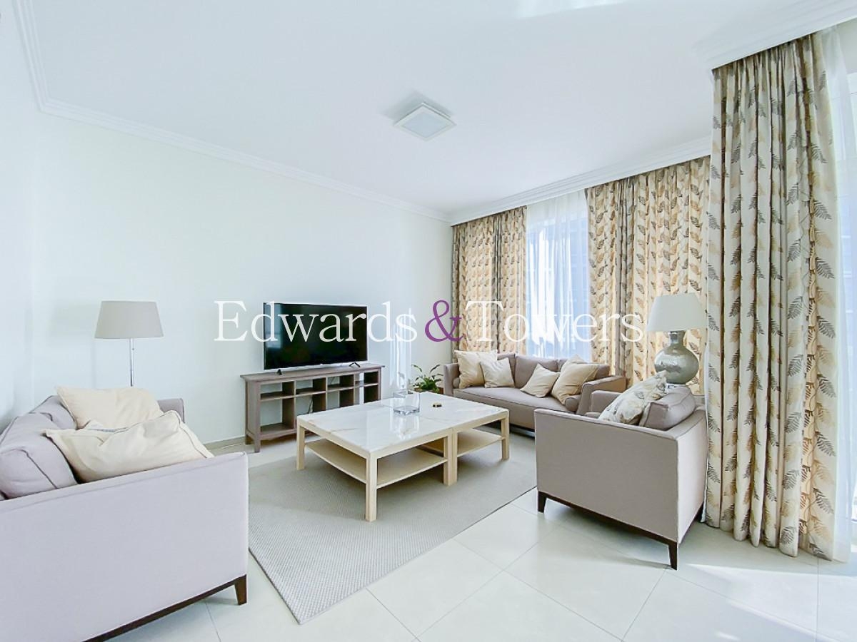 2 Beds + Maids | Fully Furnished | Sea View