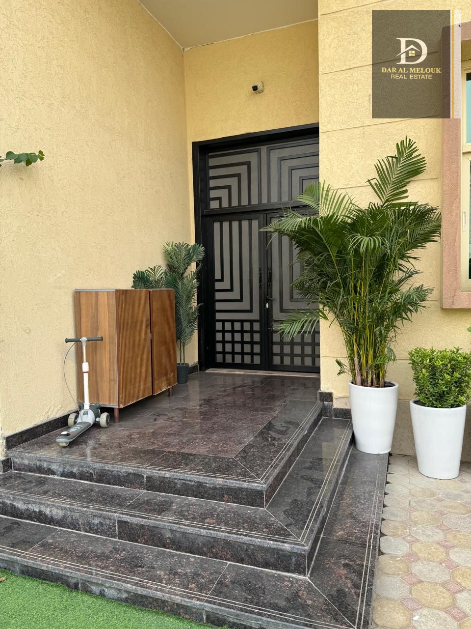 For Sale in Sharjah Al Ramtha Area: Two Villas Adjacent villas on a single corner plot Area: 16,000 sq ft Each villa consists of two floors Villa
