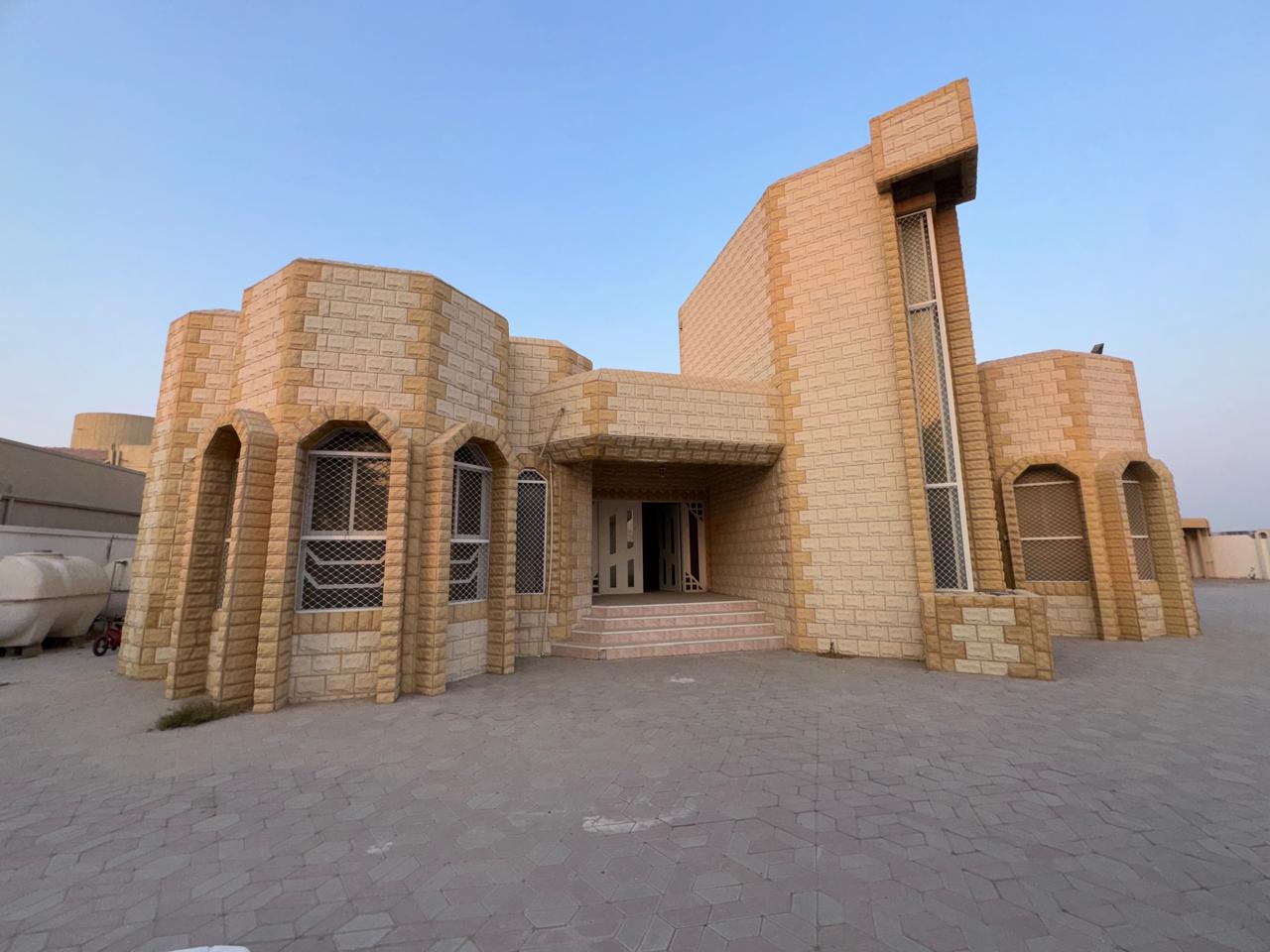 Corner villa for sale on two streets in Al Tarfa area