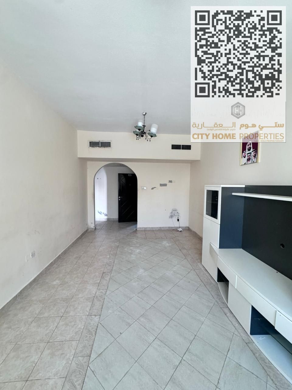A very spacious one-bedroom apartment Central AC Beautiful balcony Full maintenance covered by the owner Super deluxe finishing, ready f