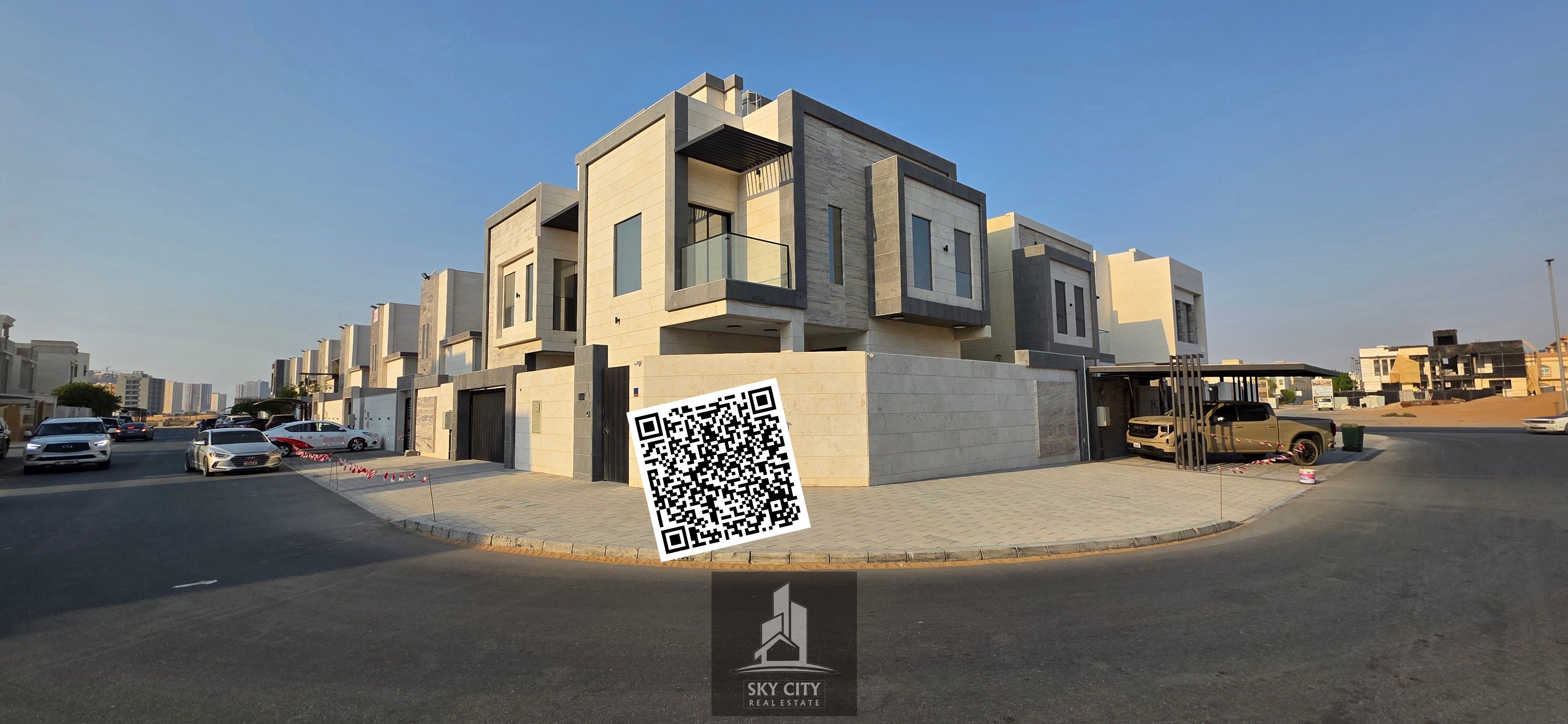 Villa for sale including electricity and AC and water