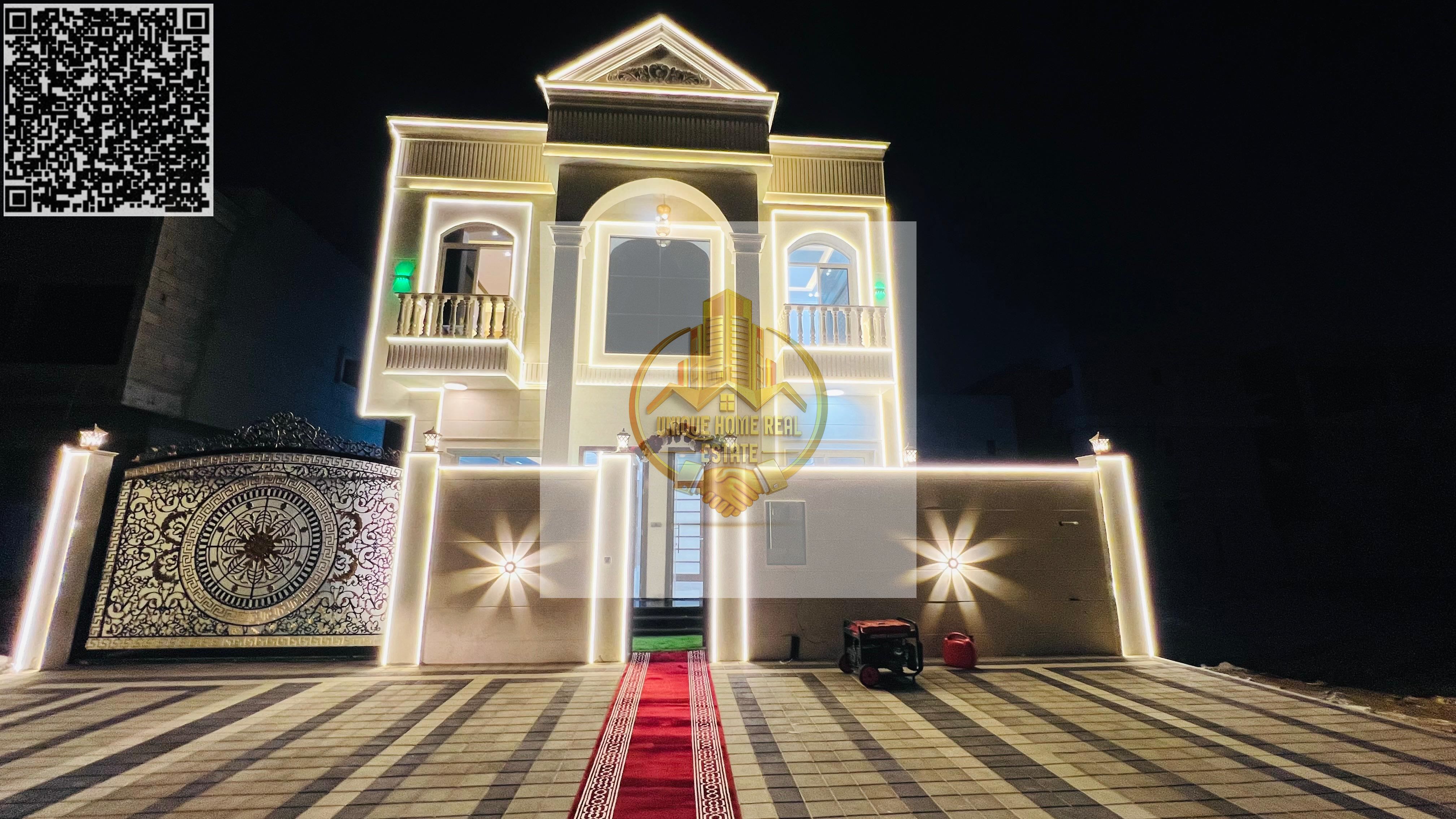 Luxury villa with a modern design in Al-Helio, 2 floors on a main street with spacious areas, at an excellent price