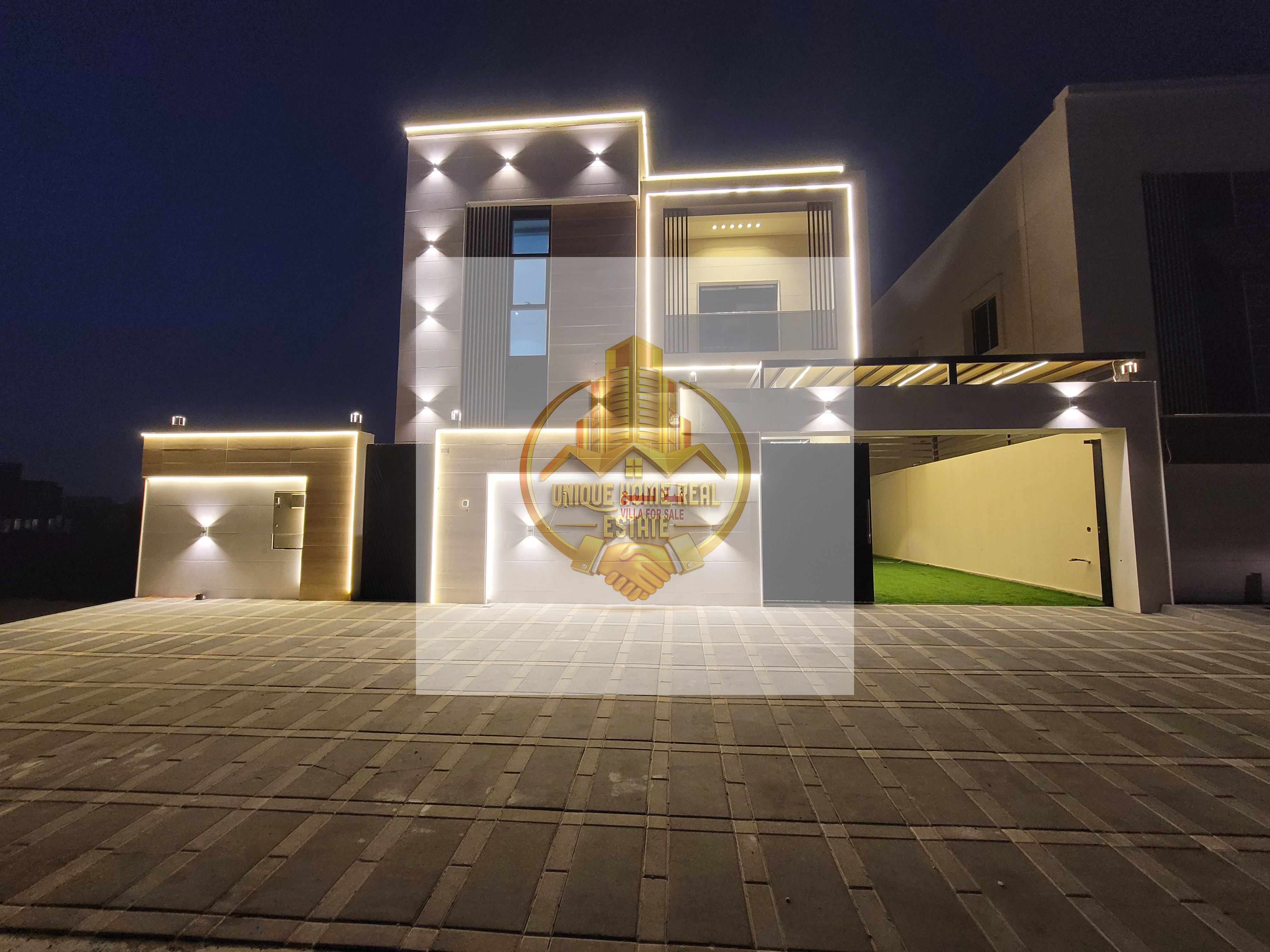 Luxurious 5 Bedroom 1st Row Villa For Sale In Al Bahia, Ajman - 100% Free Hold For All Nationalities - Best For Investment