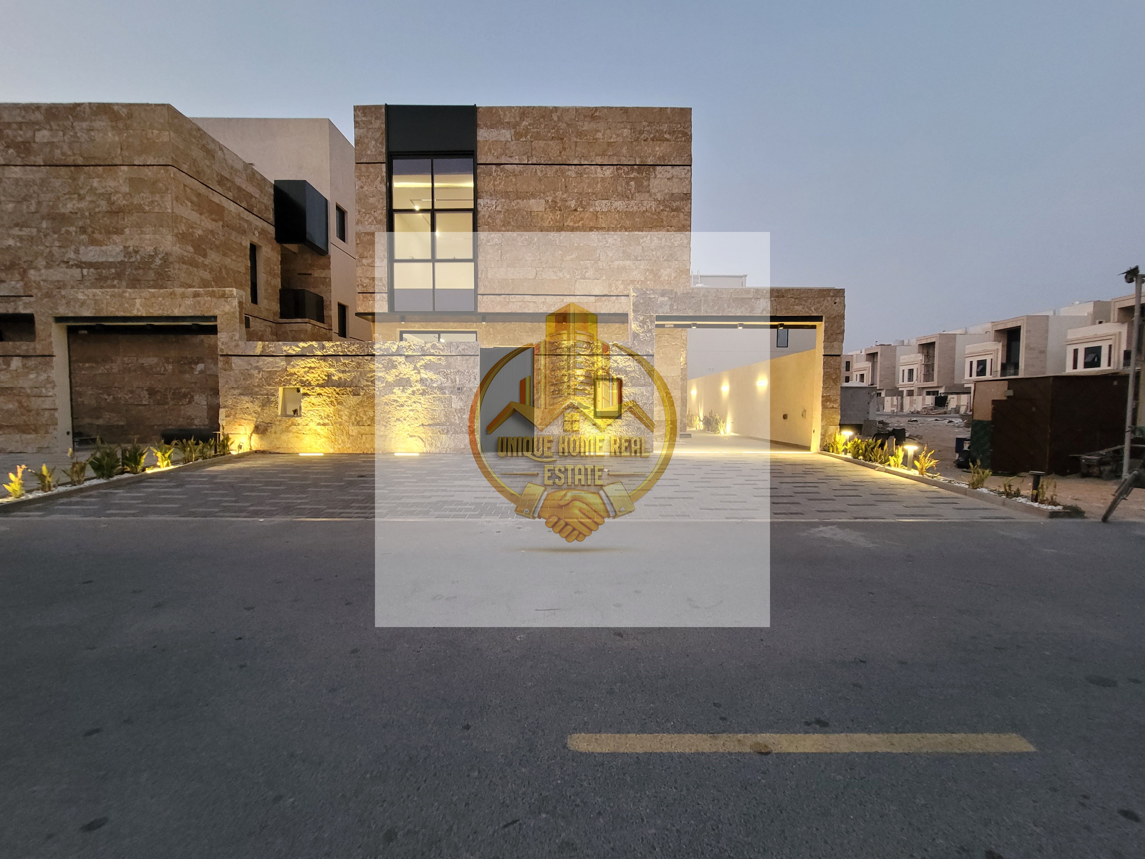Modern & Luxury 6 Master Bedrooms Villa For Sale - Unique Stone Work - 100% Freehold For All Nationalities - Including Registration & Ownership Fees
