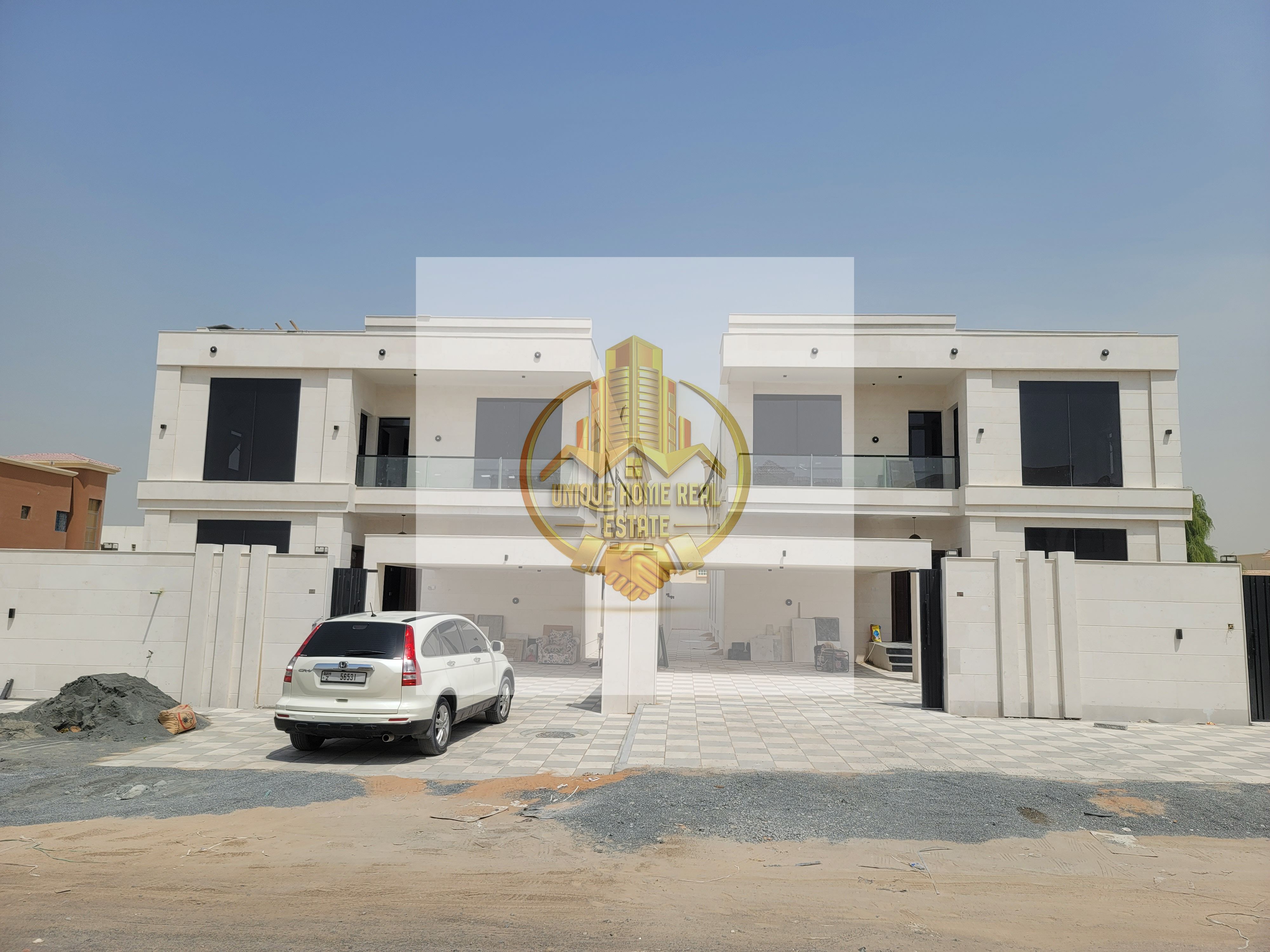 Brand New Luxury 5 Bedrooms Villa For Sale In Al Rawda 2, Ajman - Free Hold For All Nationalities - Central AC - Built In Wardrobes
