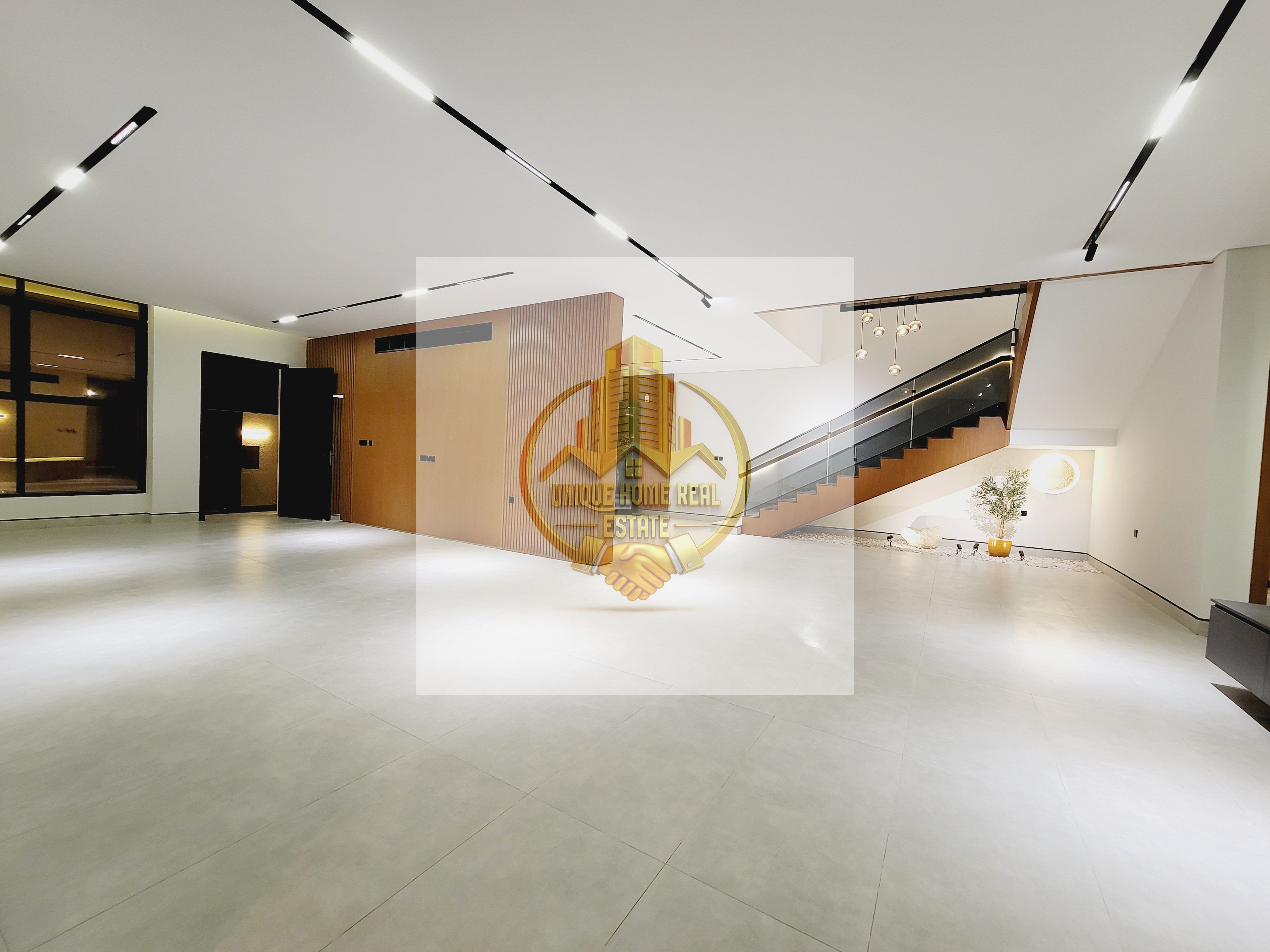 Stone Faced With A Modern Entrance - Outdoor And Indoor Landscaping- Prime Location