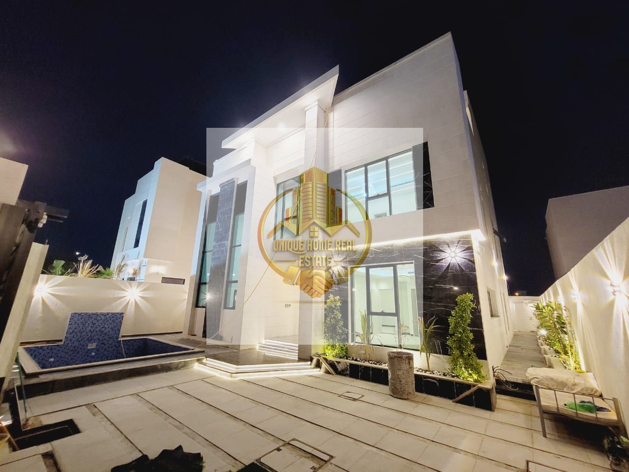 Luxurious Exceptional Villa in Al Aalia – Ajman | 2 Floors | 8 Master Bedrooms with Majlis & 2 Living Halls | All-Inclusive, Negotiable