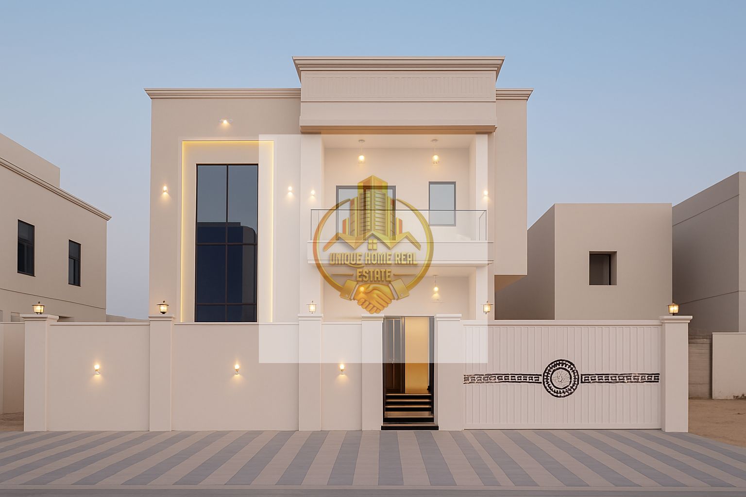 Luxury! 6 Master Bedrooms Villa For Sale In Al Helio, Ajman - Free Hold For All Nationalities- Including Registration Fees