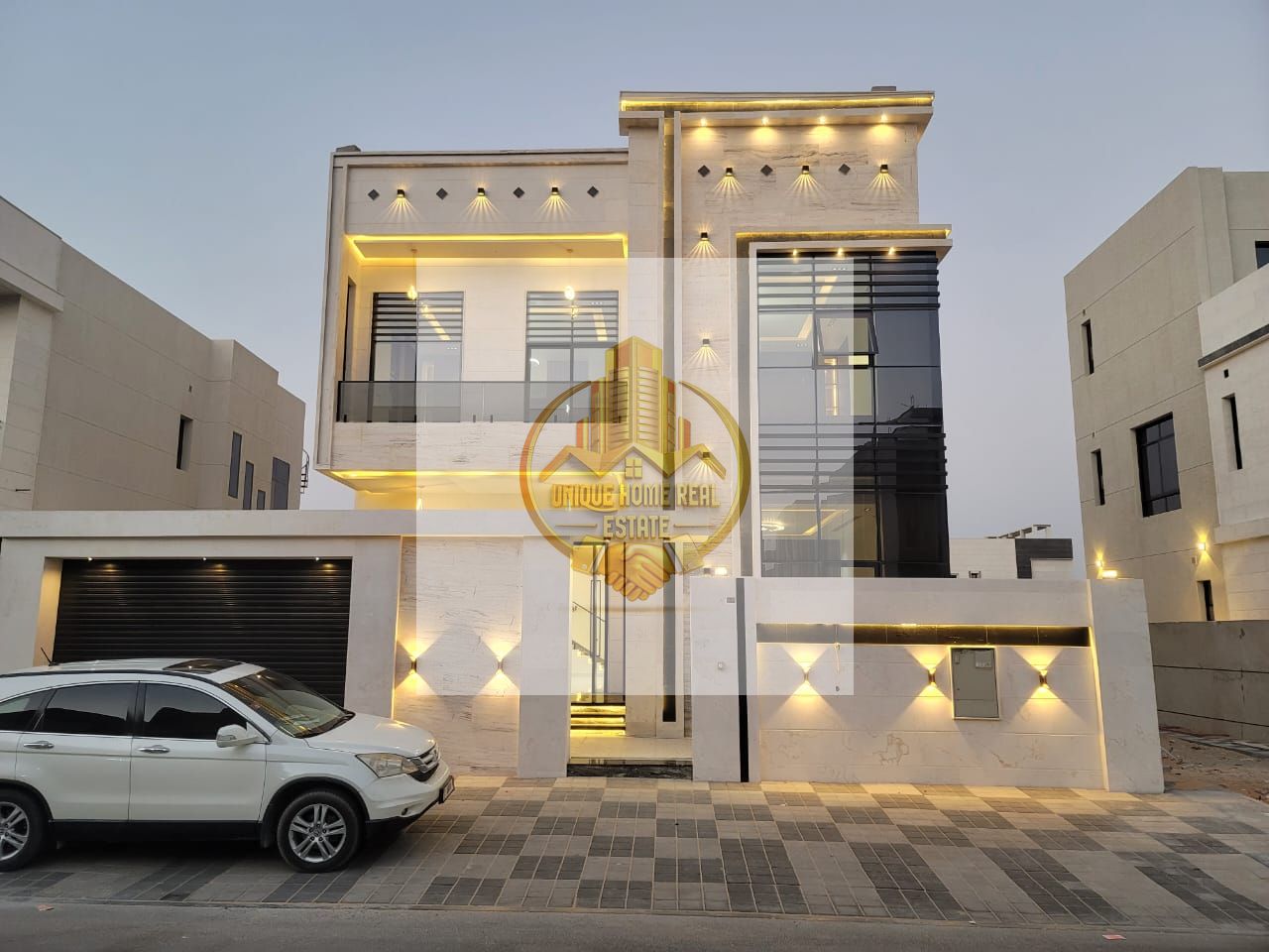 Villa for sale in Al Zahya area Including Registration , Consisting of 5 Bed rooms, council,hall, and maid's room