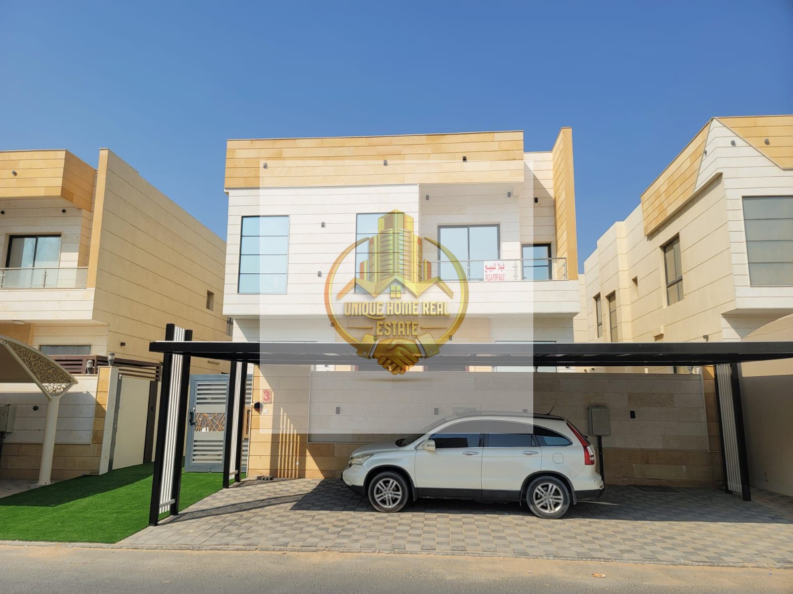 For sale directly from the owner, a modern finished villa, including Ac, Electricity and Water