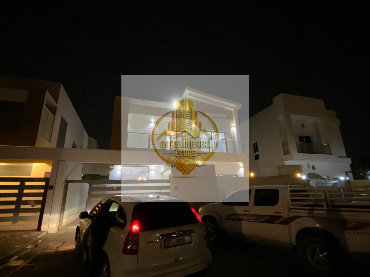 Villa for rent in Al Yasmeen, Ajman, 4 master bedrooms, a living room, a maid's room, and a spacious area