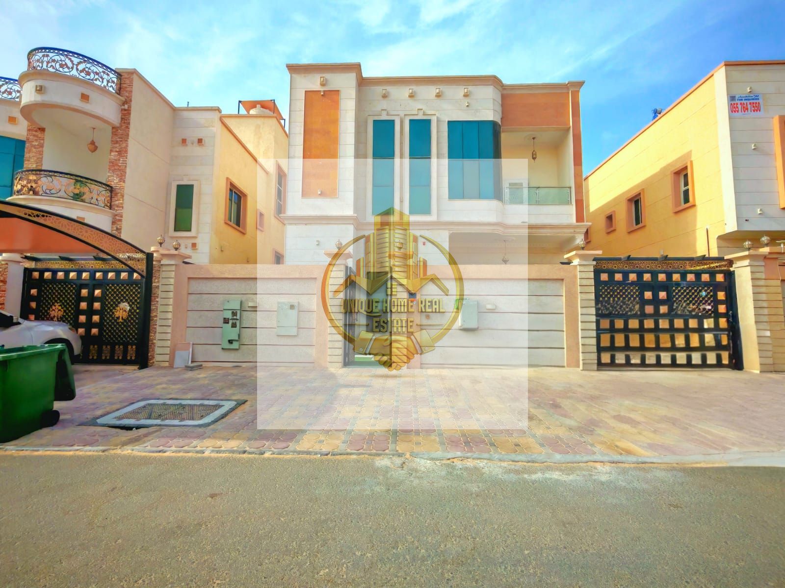 Hot Offer! Spacious 5-Bedroom Villa for Rent in Al Yasmeen, Ajman - Prime Location - Kids Swimming Pool