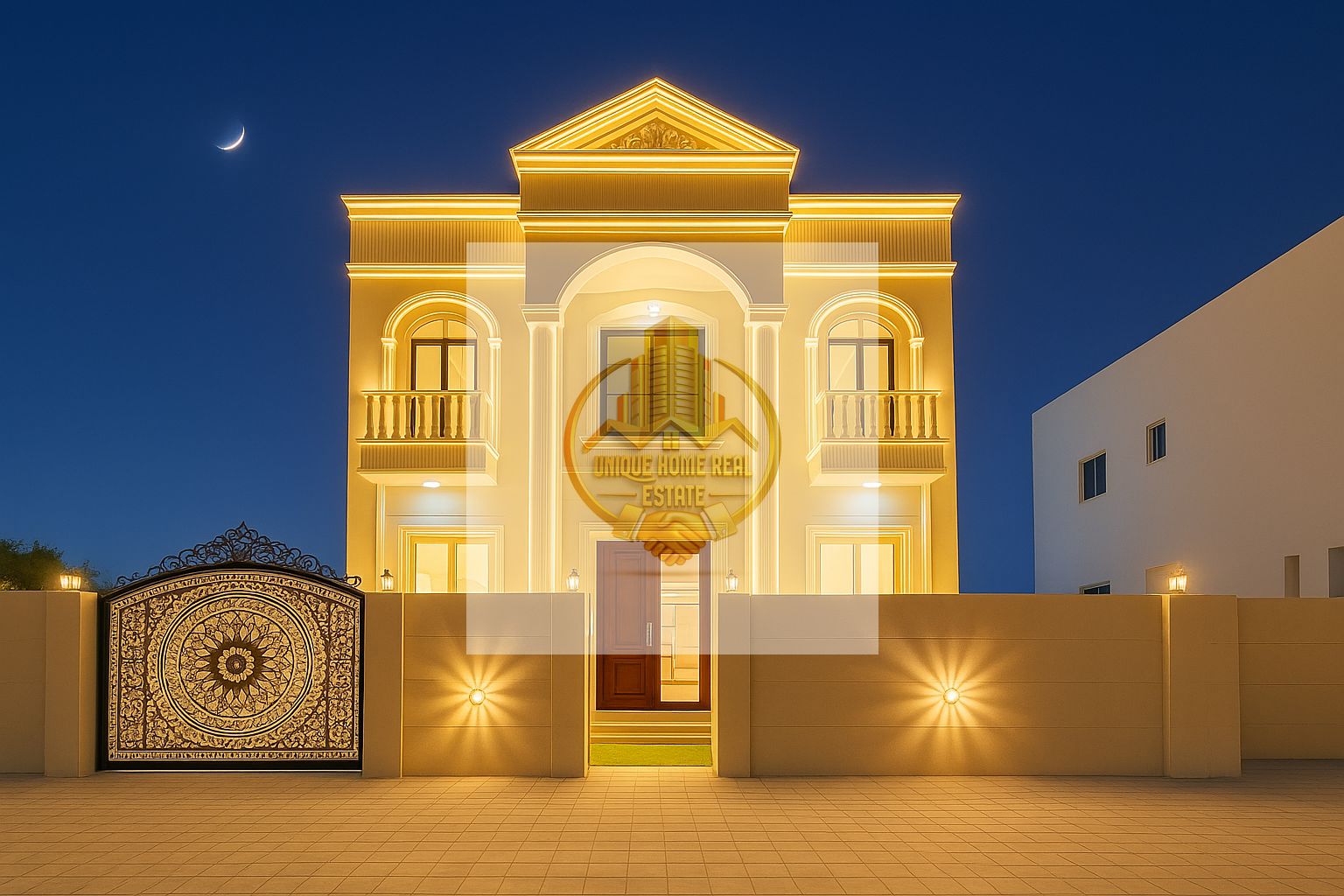 Classic 5-Bedroom Villa for Sale in Al Zahya, Ajman - Prime Location - Huge Parking Out Side