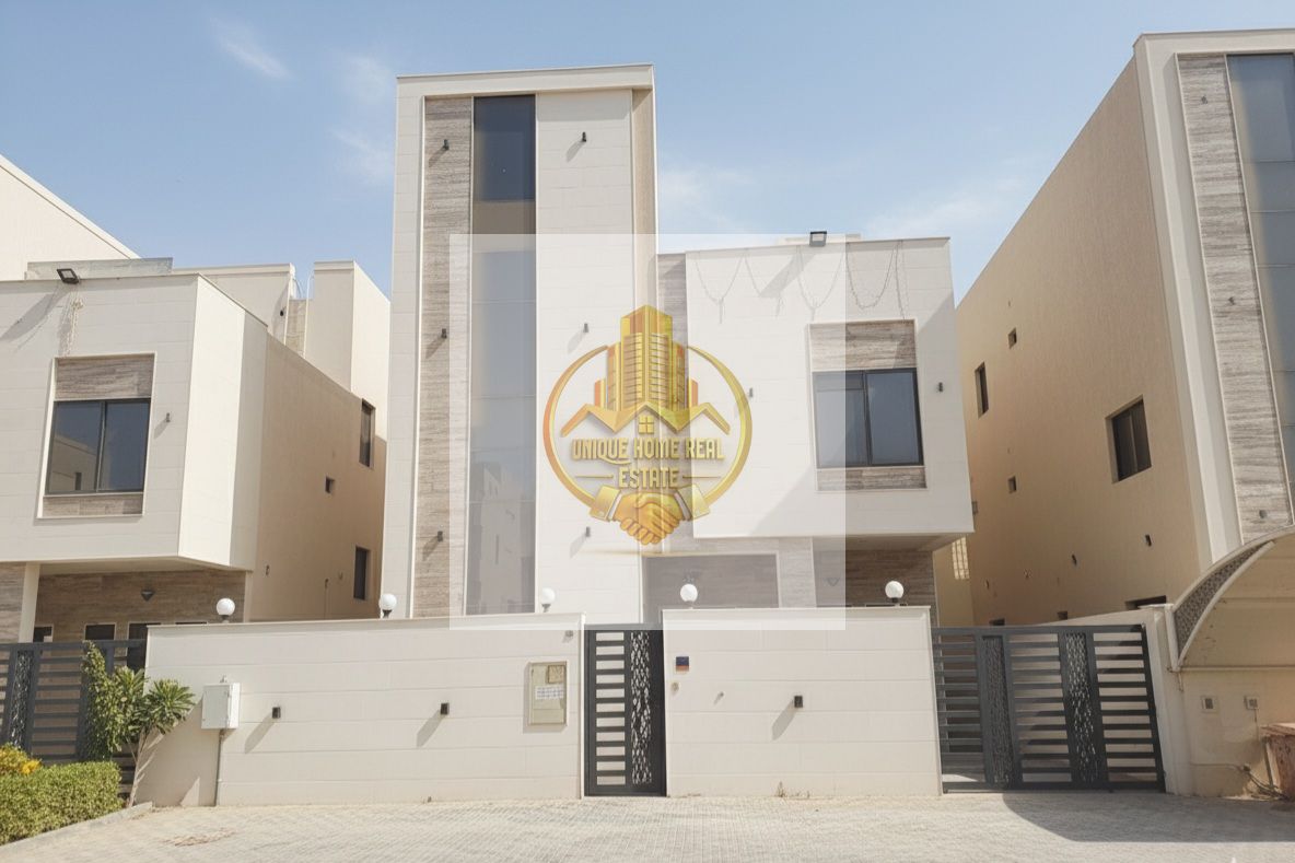 Spacious Semi-Furnished 6-Bedroom Villa with Maid’s Room and Roof for Rent in Al Amarah, Ajman - Prime Community For Families