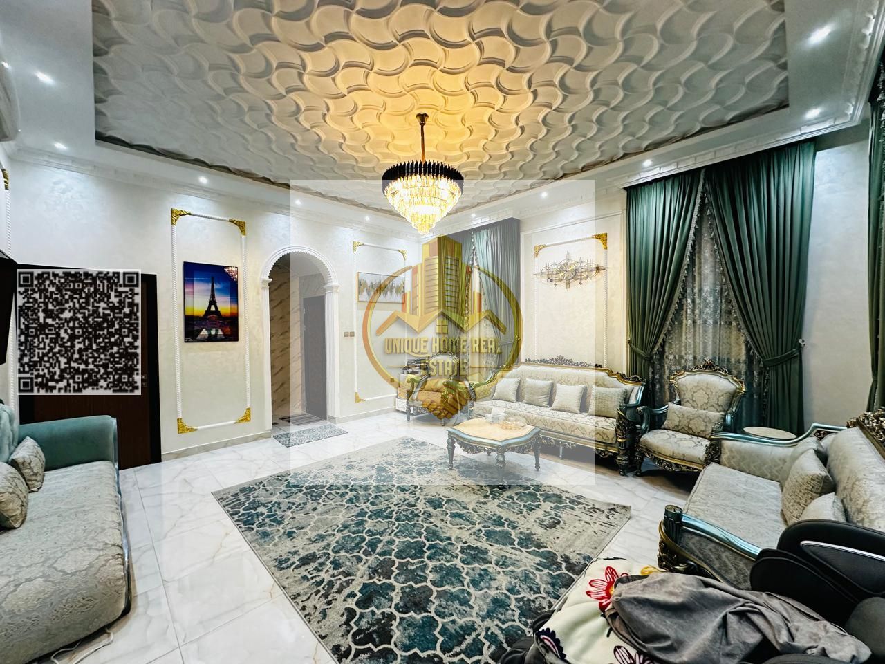 Semi Furnished Villa for Rent in Al Yasmin Area – Ready to Move In Immediately Features: 5 Master Bedrooms with Elegant and Comfortable Designs