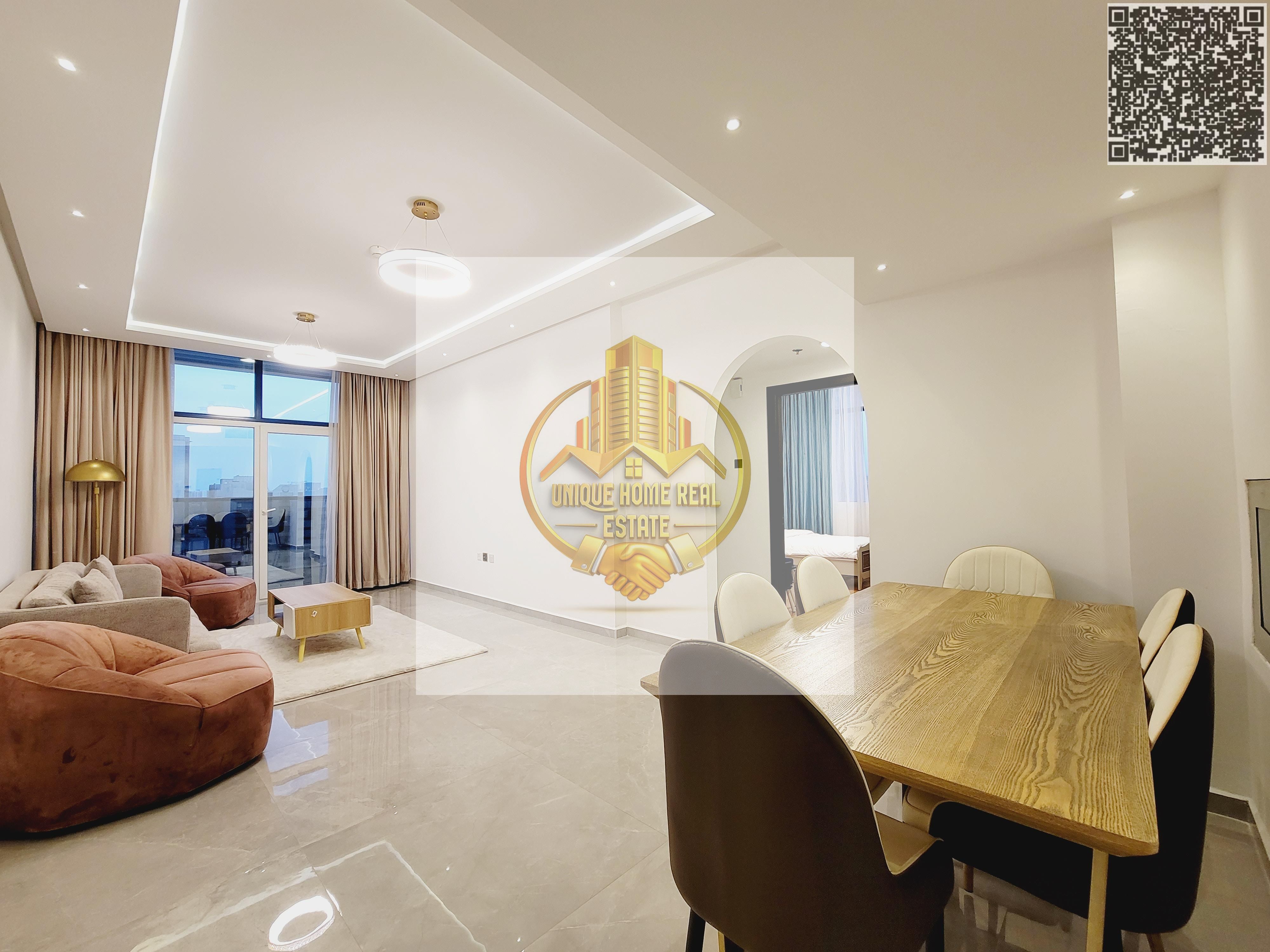 Unfurnished Brand New! 2 Bedrooms Apartment For Rent In Al Nuaimiya- Balcony