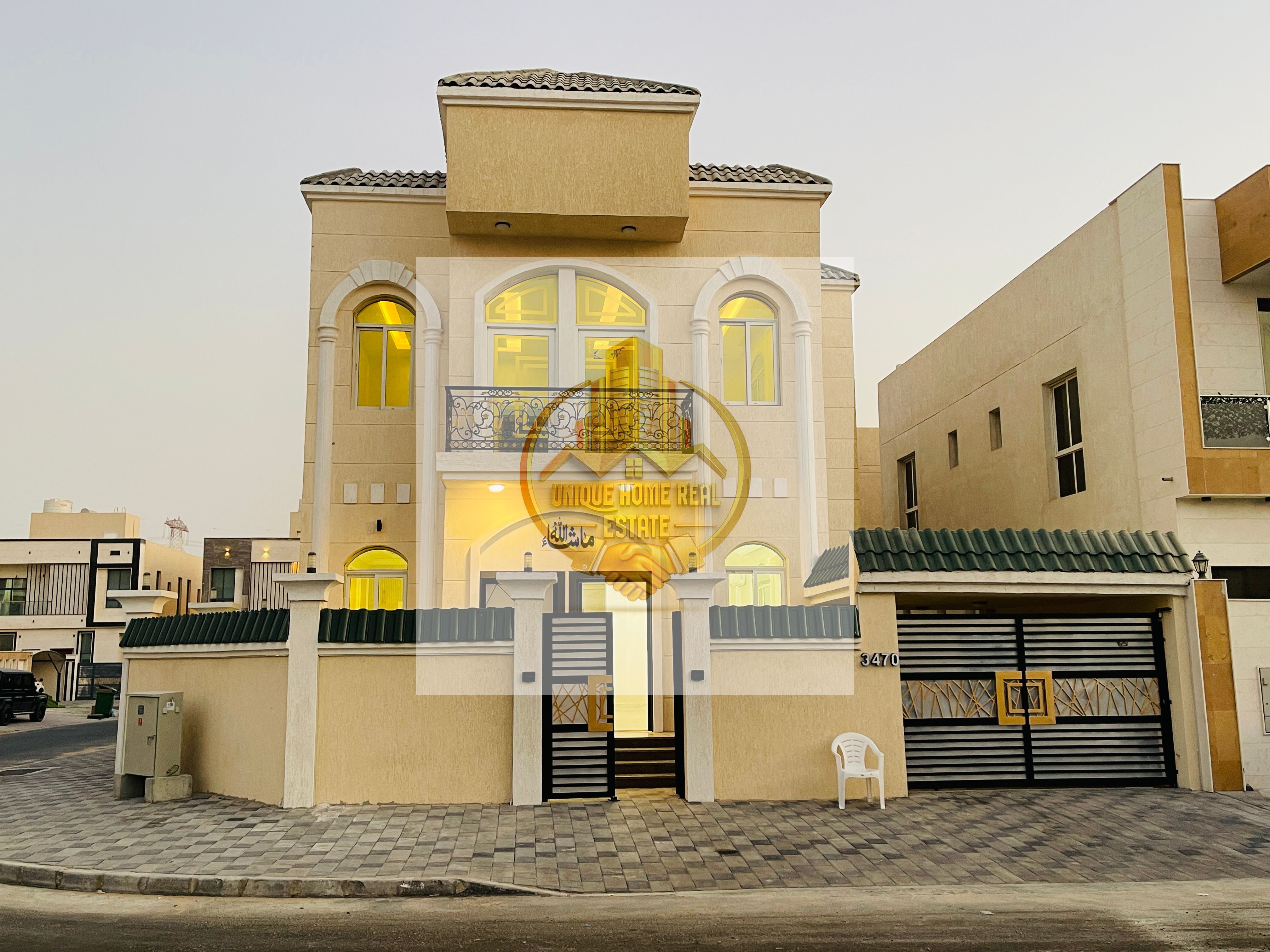 CLASSIC DESIGN CORNER BRAND NEW VILLA | READY TO MOVE IN | AVAILABLE FOR RENT IN AL YASMEEN AJMAN