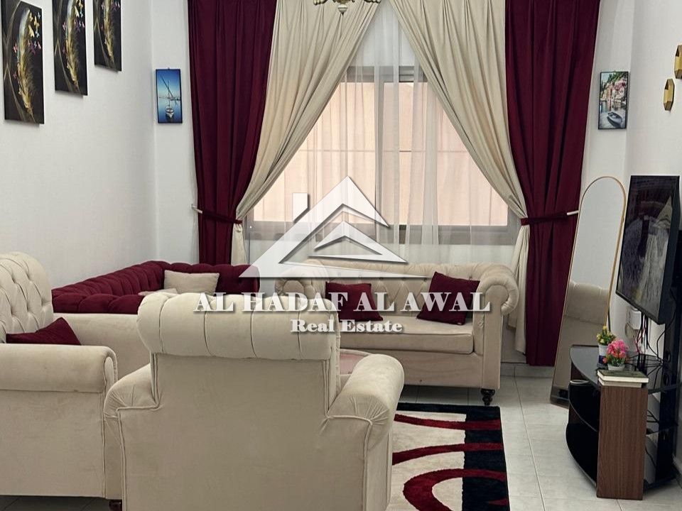 For monthly rent: one bedroom and a hall in Al tawun with free internet