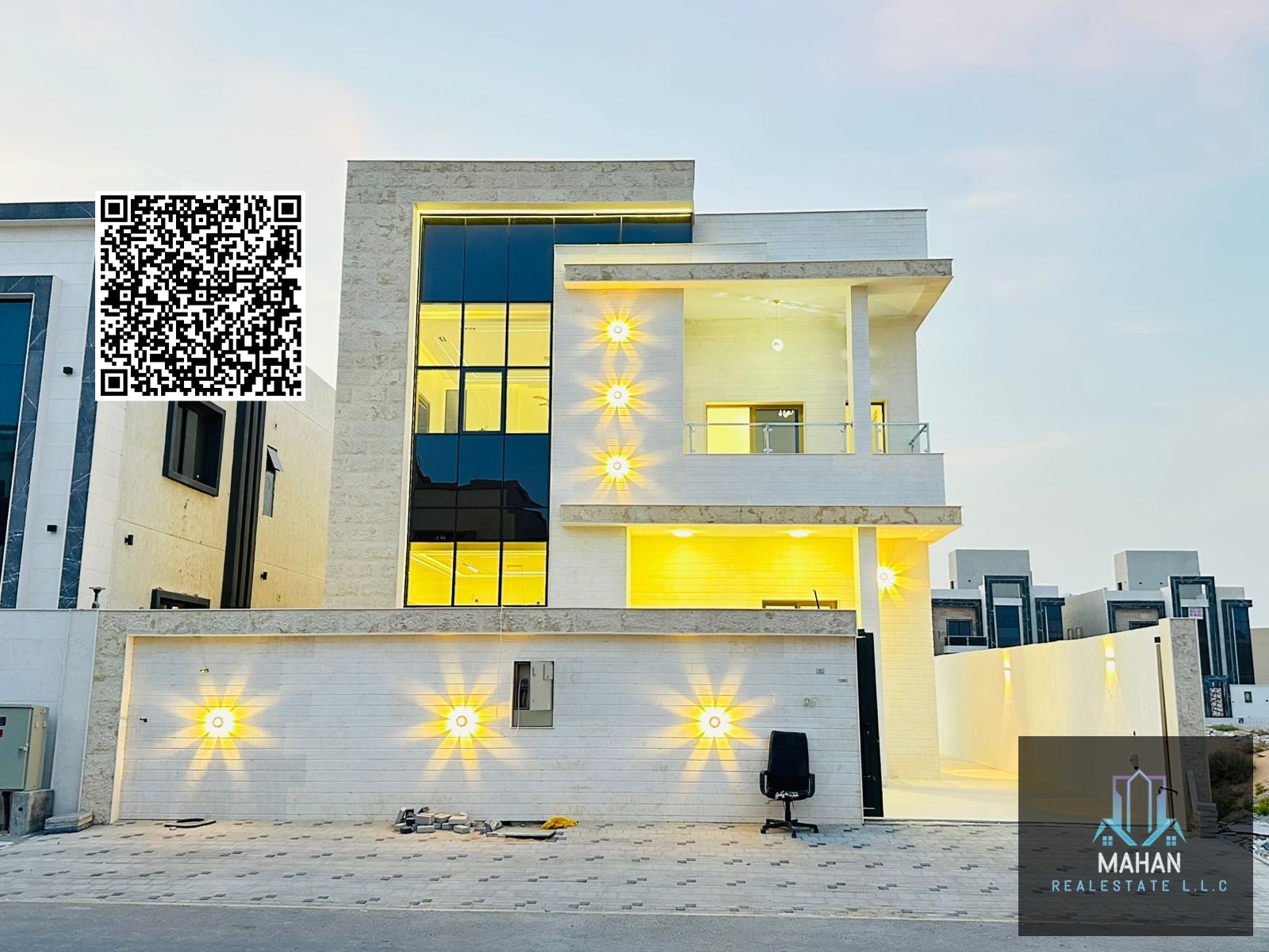 Luxury V. I. P Stone-Faced Villa — Premium Design for Refined Living For sale: A truly luxurious V. I. P villa with four full stone façades, offering a rare combination of elegance, spacious design, and high-end finishing.
