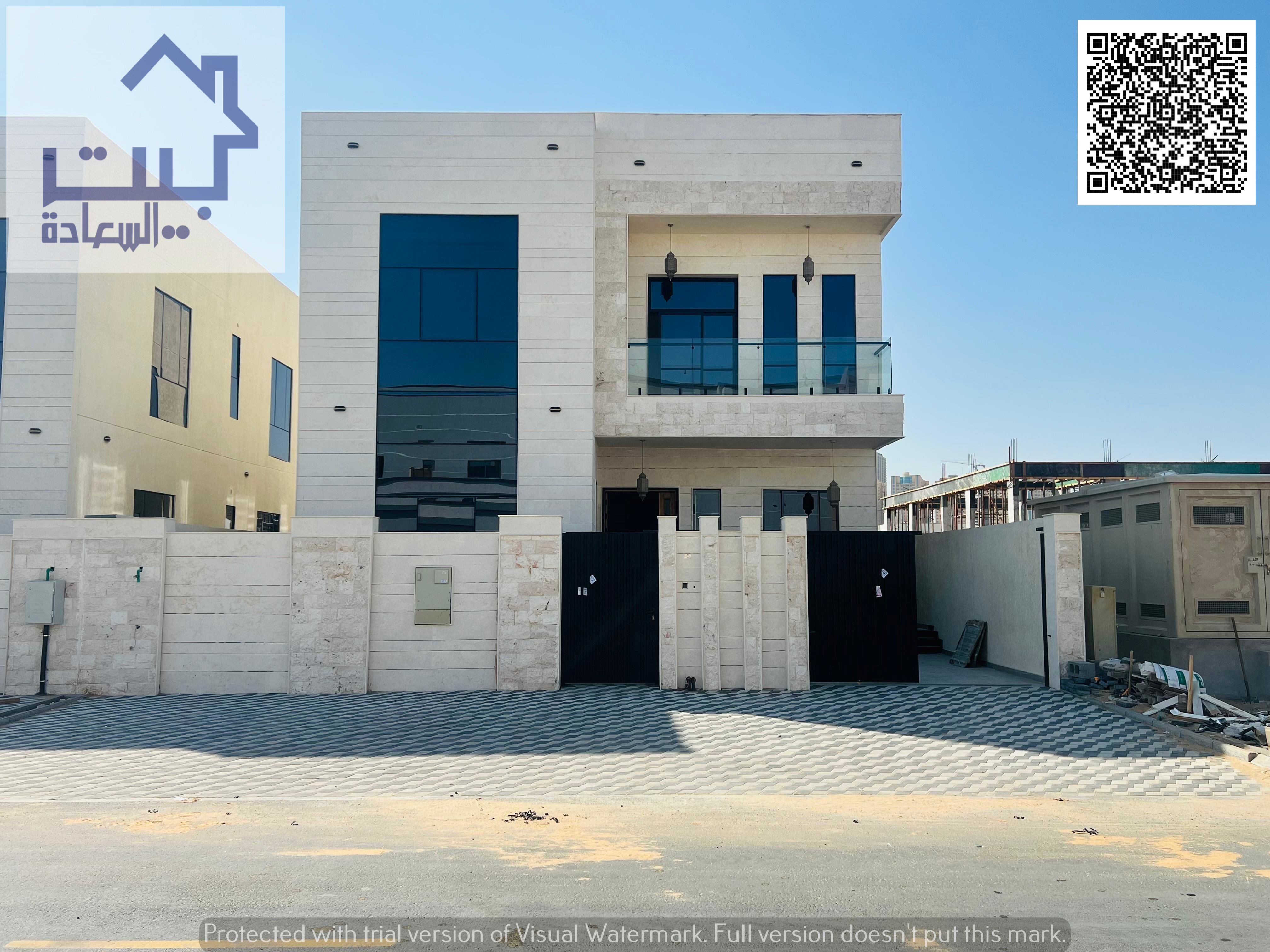 Your dream villa: Two floors and a rooftop, including registration and ownership fees, located on Sheikh Mohammed Bin Zayed Road, close to all ameniti