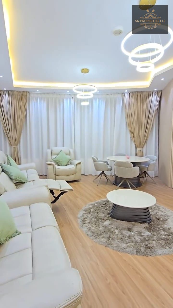 Modern furnished luxurious 2 bedroom prime location Sea view 3 bathroom 2 big terraces covered parking healthy family environment