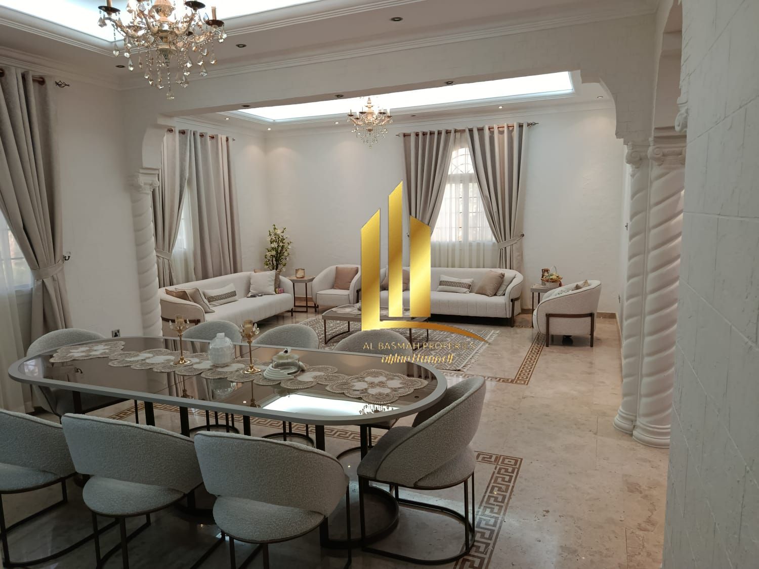 Villa for sale in Al Qurain, 17,000 sq ft.