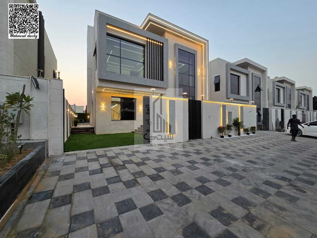 Modern villa with luxurious finishes on a main street Location: Al Zahiyah area – Ajman