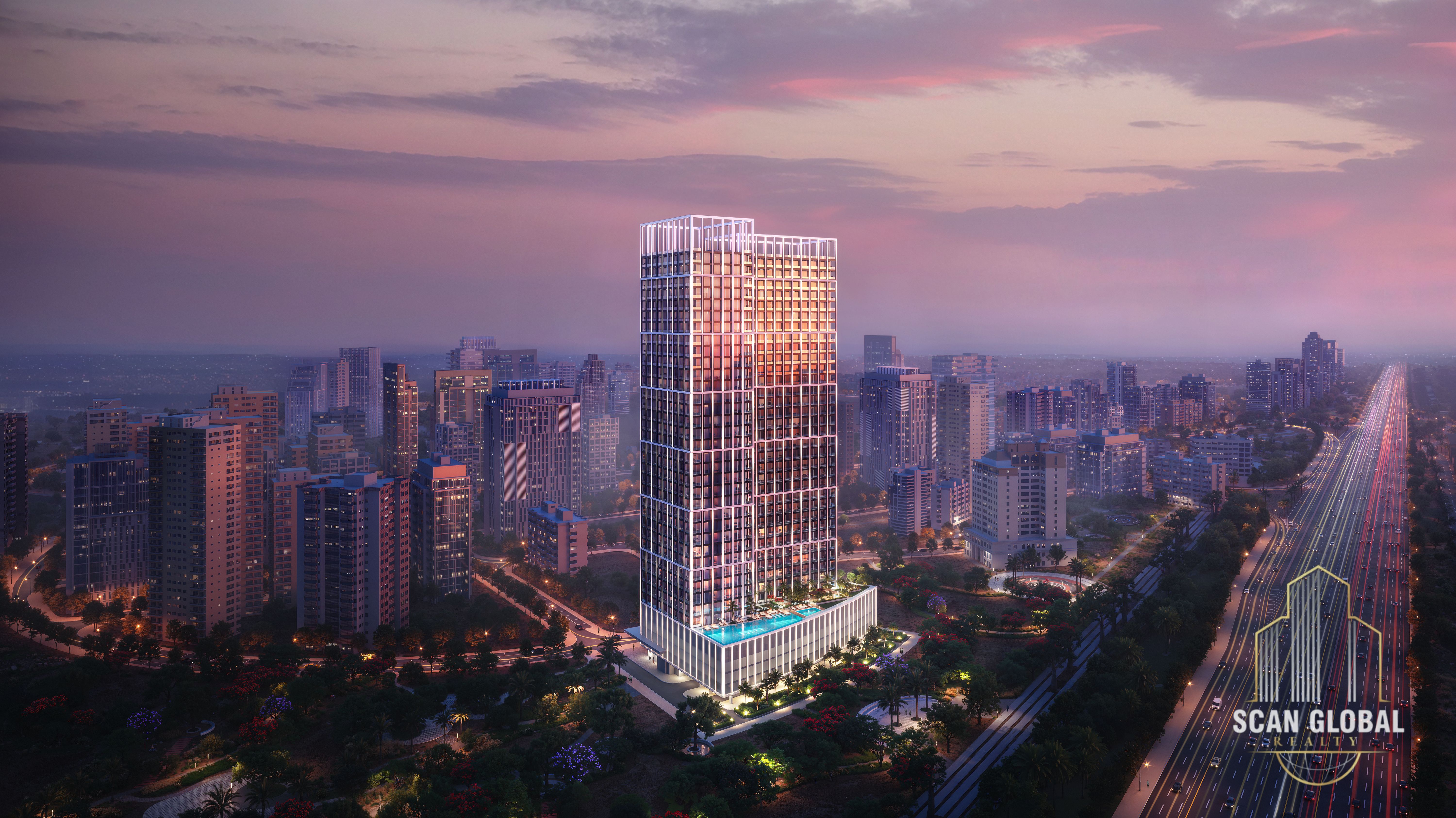 Smart Studio Living at Binghatti Titania, Majan | 365.43 sq. ft | AED 679,999