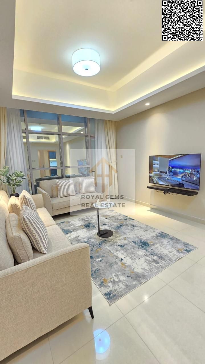 Charming One Bedroom Apartment With Full Open View With Pool GYM and Parking