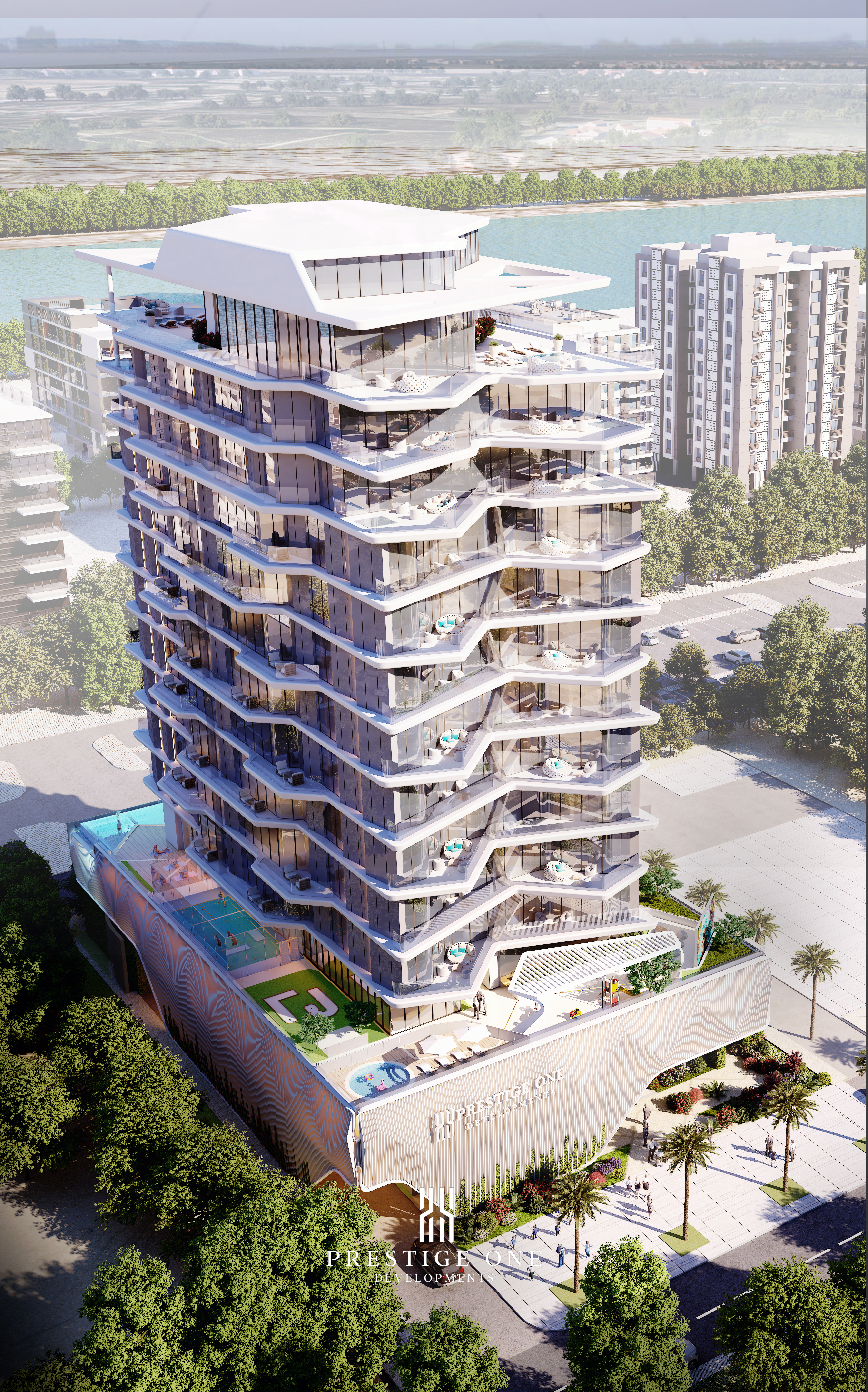 Stunning 3BR + Maid with Private Pool & Huge Terrace | Coastal Haven – Dubai Islands