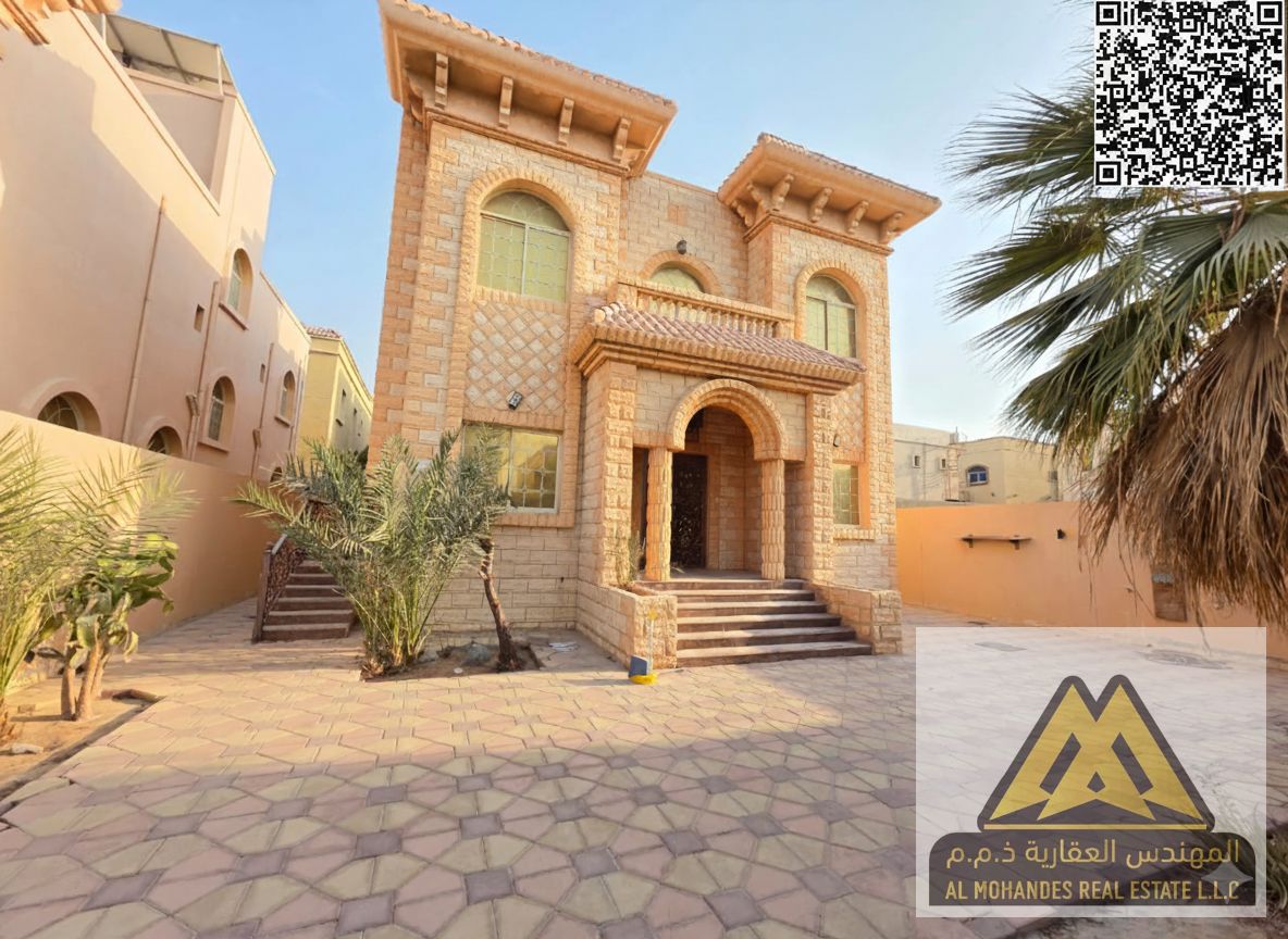 Luxury villa for annual rent | Al Zahia, Ajman | Five master bedrooms | Majlis and living room in a prime location