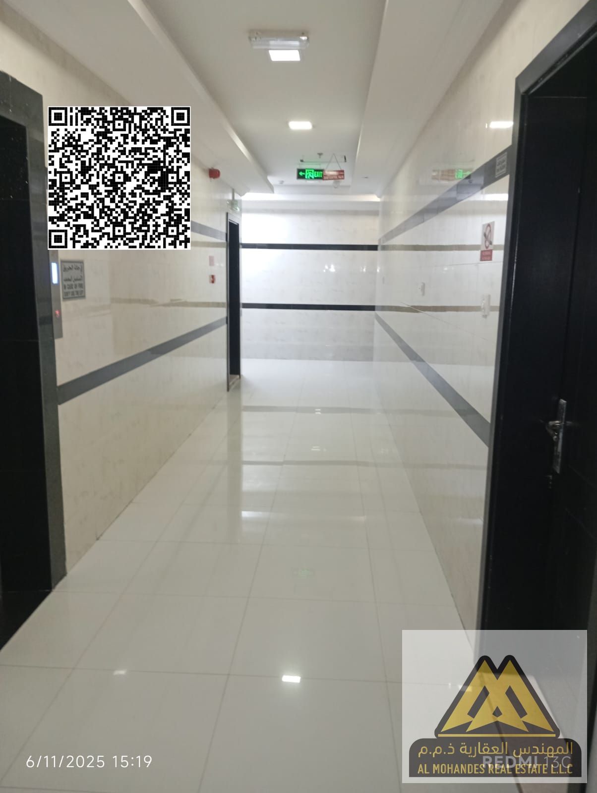 Two bedrooms and a living room Two bathrooms Second tenant High-end finishing and clean building Price: AED 36,000 per year Payment options: 4 or 6 in