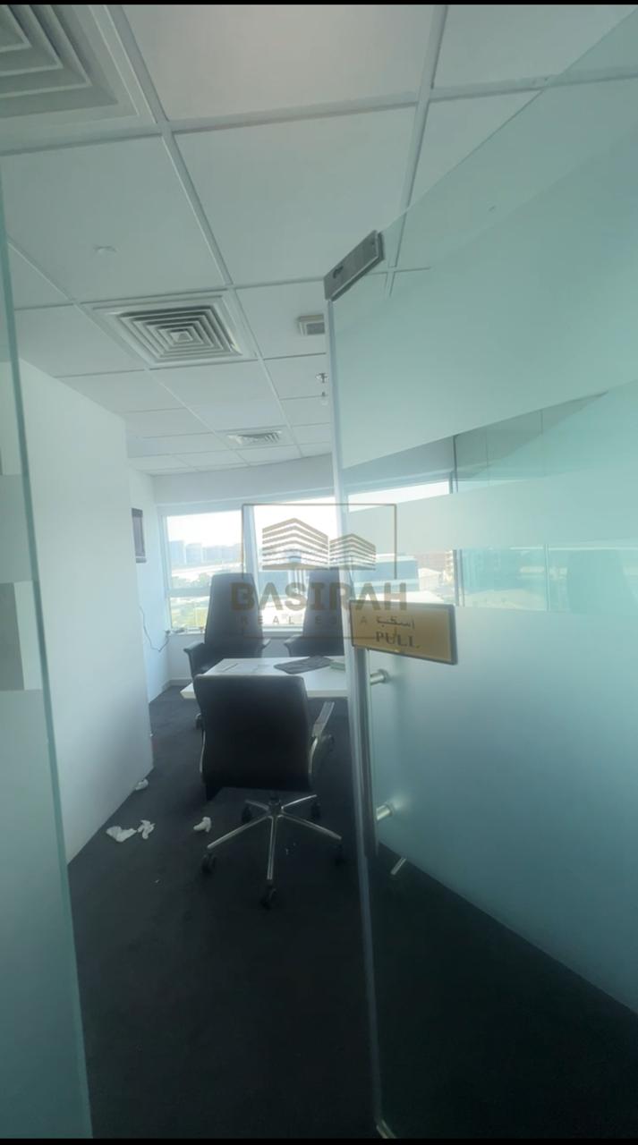 fully fitted ready office with partitions available @ Near BUR JUMAN METRO