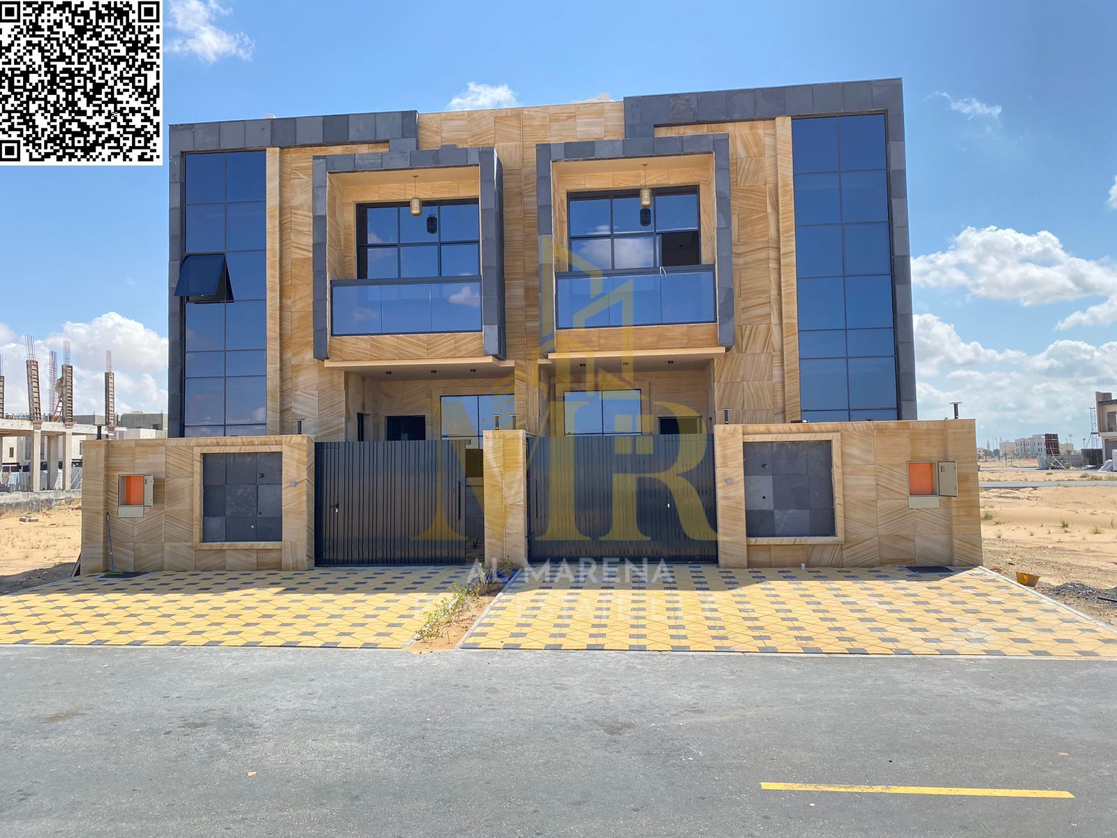 Heliou Villa 2 | 1800 sq. ft | 2 Floors | 5 Master Bedrooms | Majlis & Hall | Modern Kitchen & Seating | 1.2M incl. Fees
