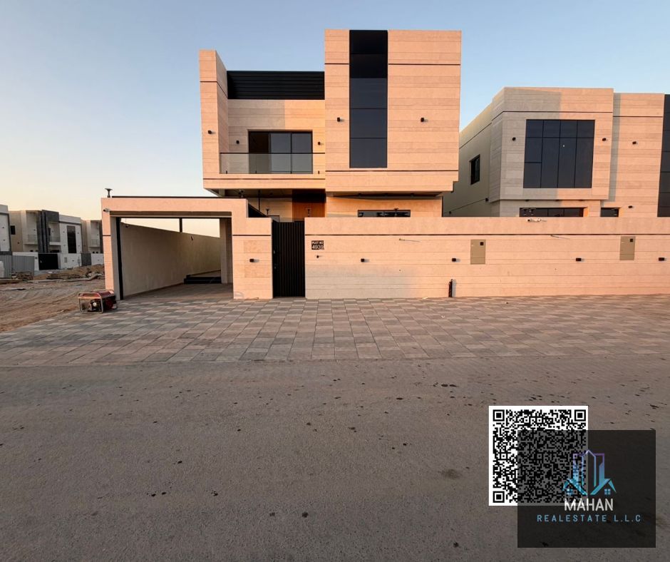 Deluxe Villa for Sale – Ajman, Al Helio 2 A beautifully designed villa offering comfort, space, and an excellent location just minutes from Sheikh Mohammed bin Zayed Road.