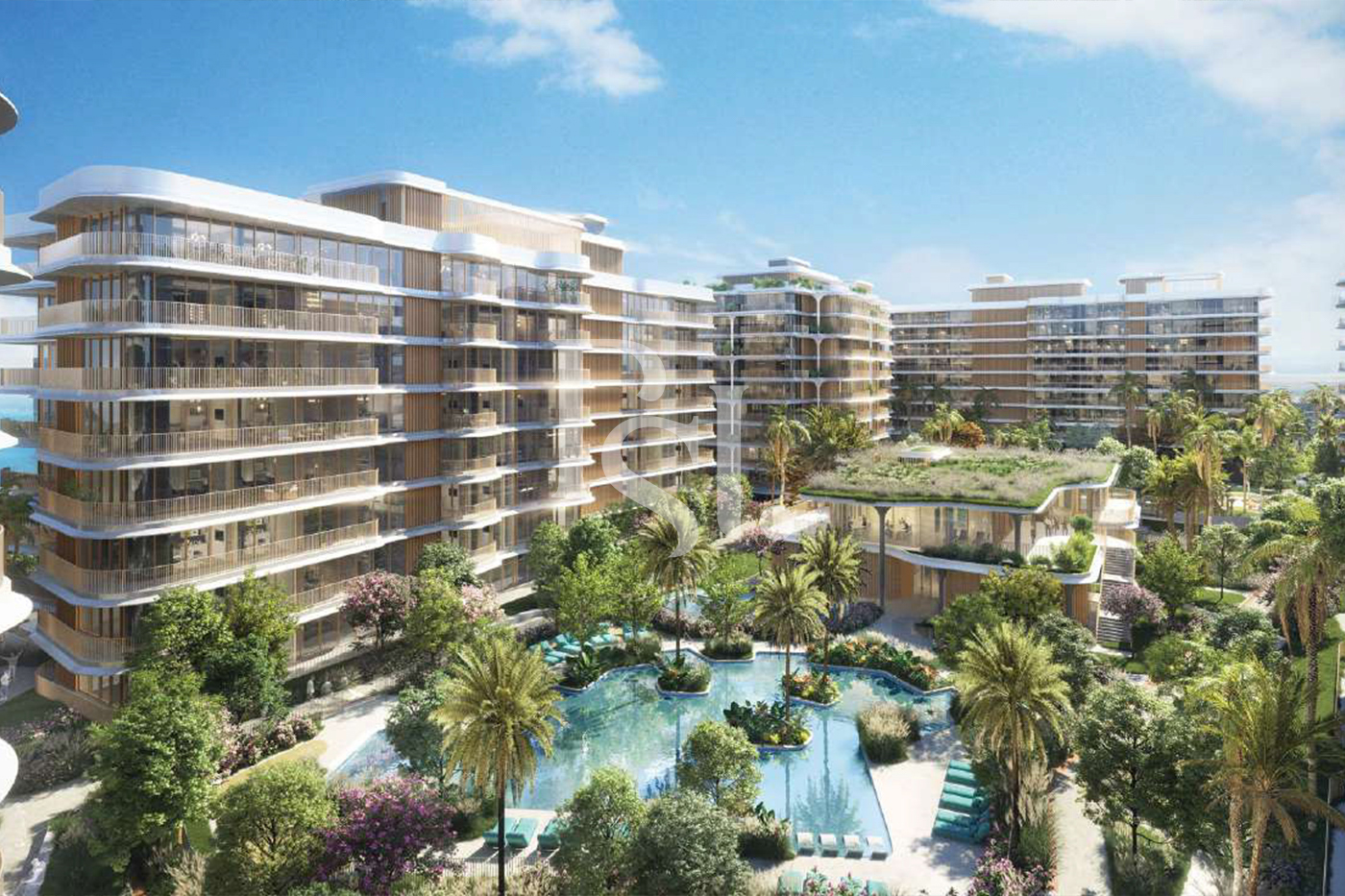 Pool View | 2BR + Study | With Balcony