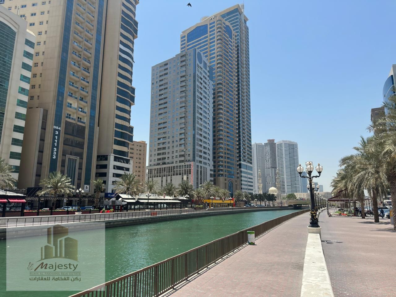 For sale an apartment in the Emirate of Sharjah, specifically in the Al Qasba area