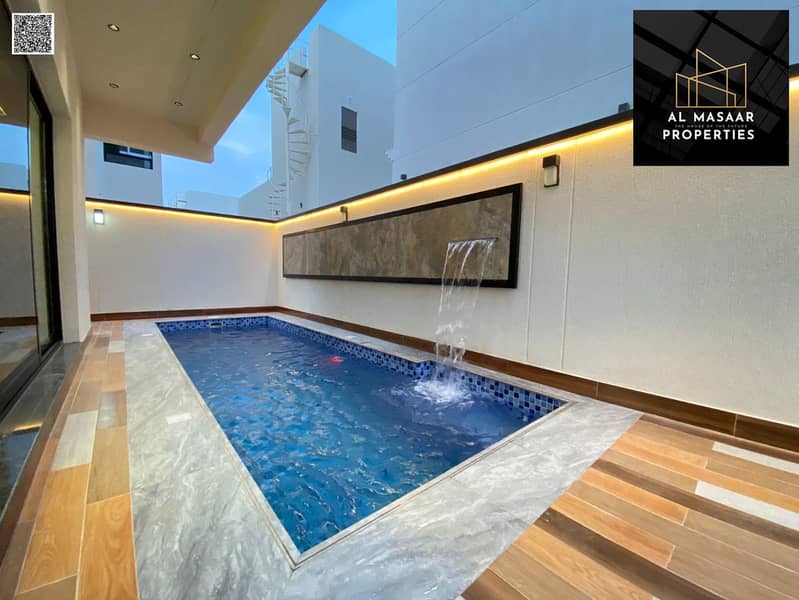 Your chance to own a villa with a swimming pool, fully equipped with air conditioning, water, and electricity, ready to move in, close to all services